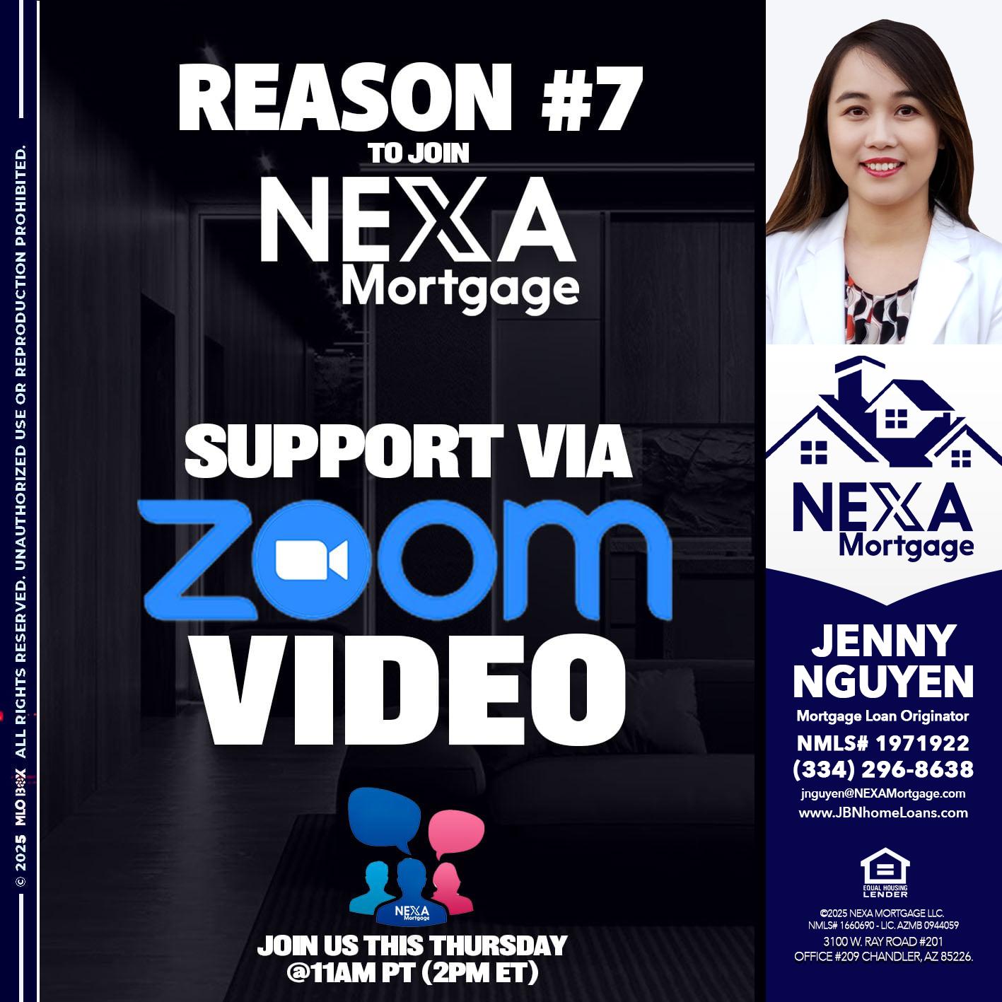 REASON 7 - Jenny Nguyen -Mortgage Loan Originator