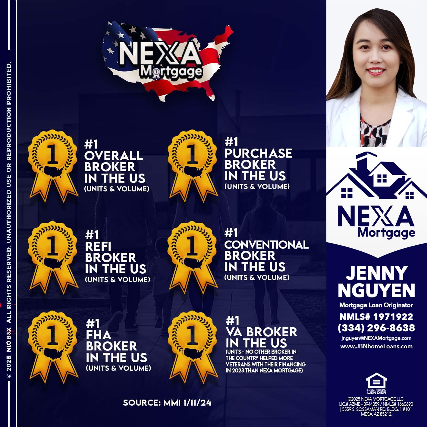 #1 - Jenny Nguyen -Mortgage Loan Originator