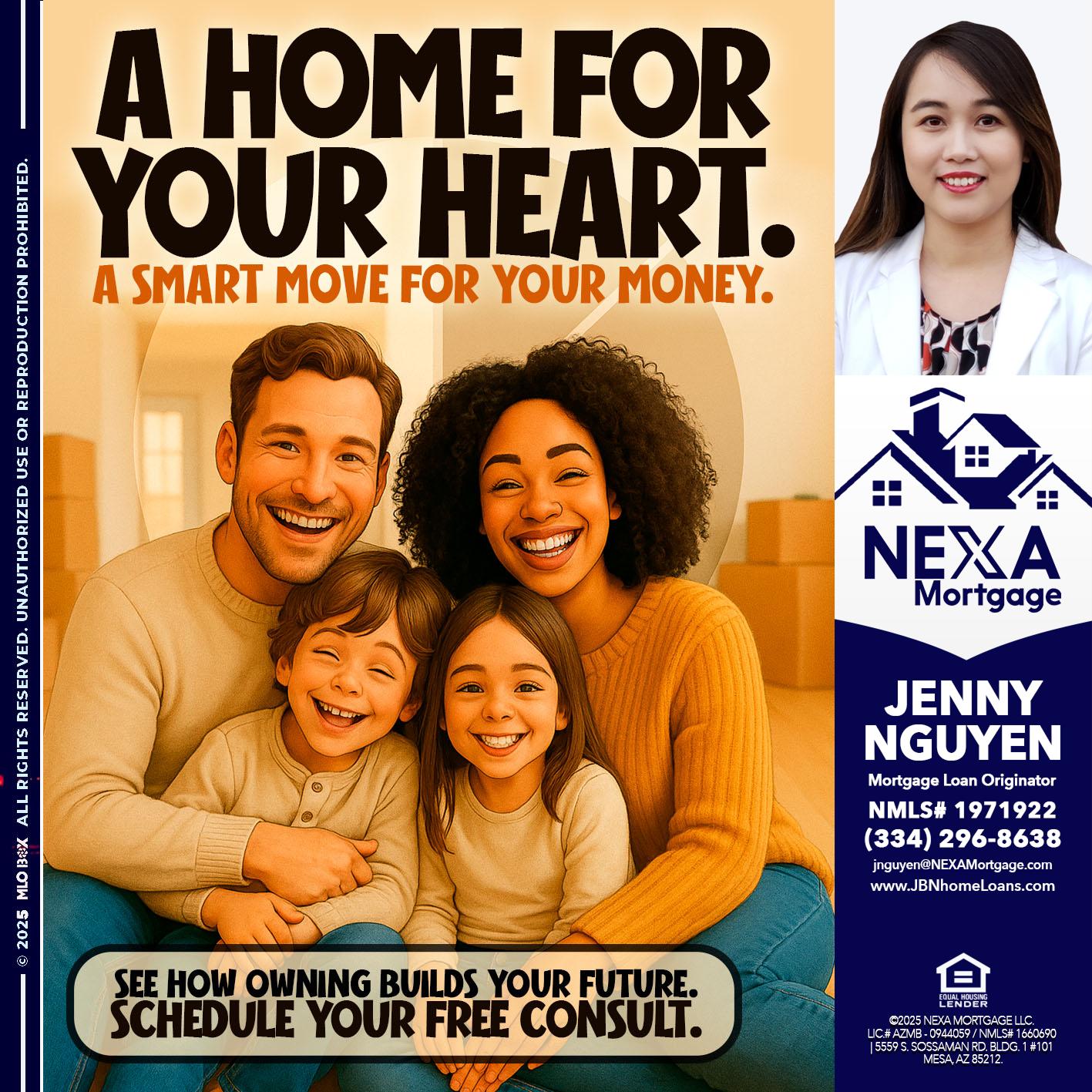 A HOME FOR - Jenny Nguyen -Mortgage Loan Originator