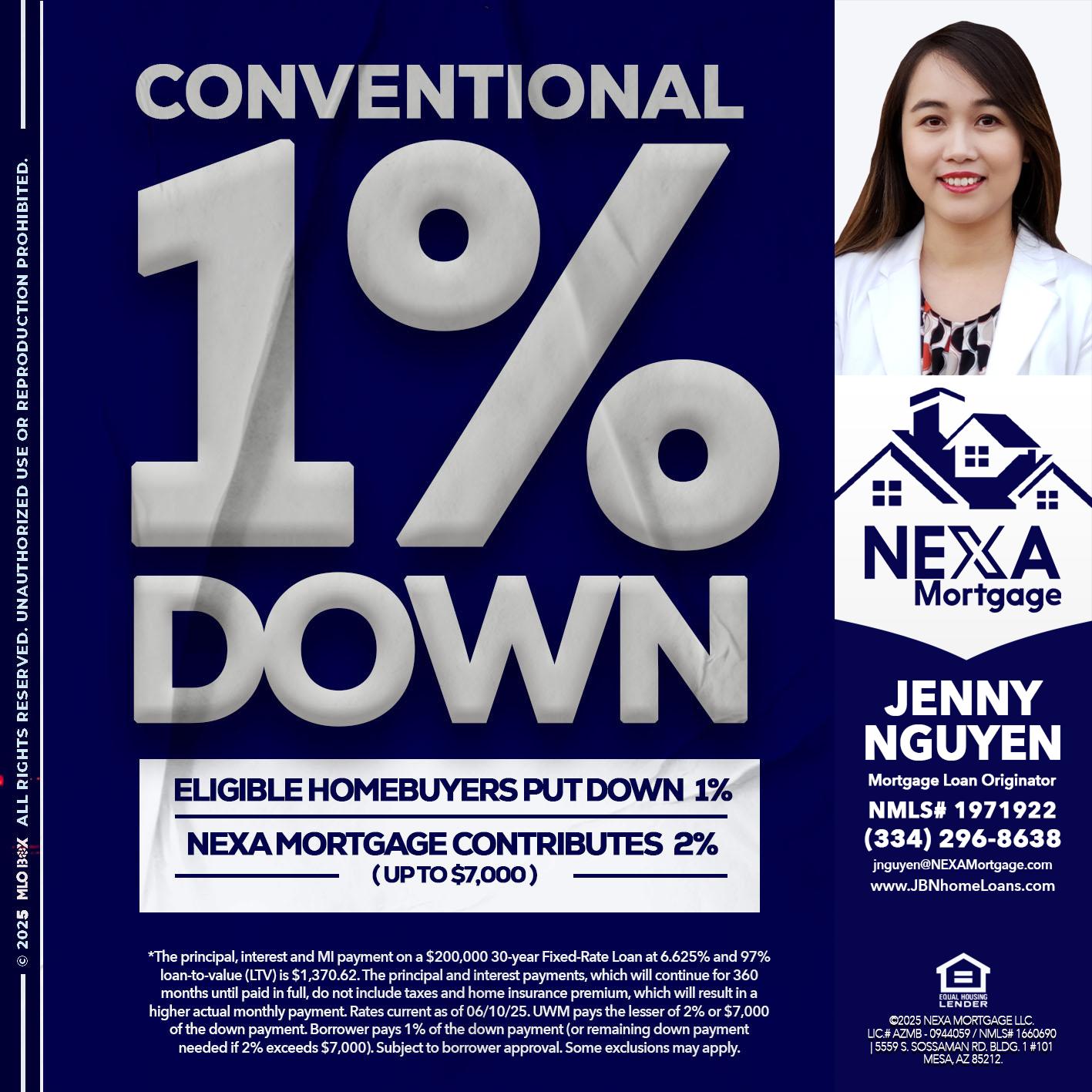 CONVENTIONAL - Jenny Nguyen -Mortgage Loan Originator