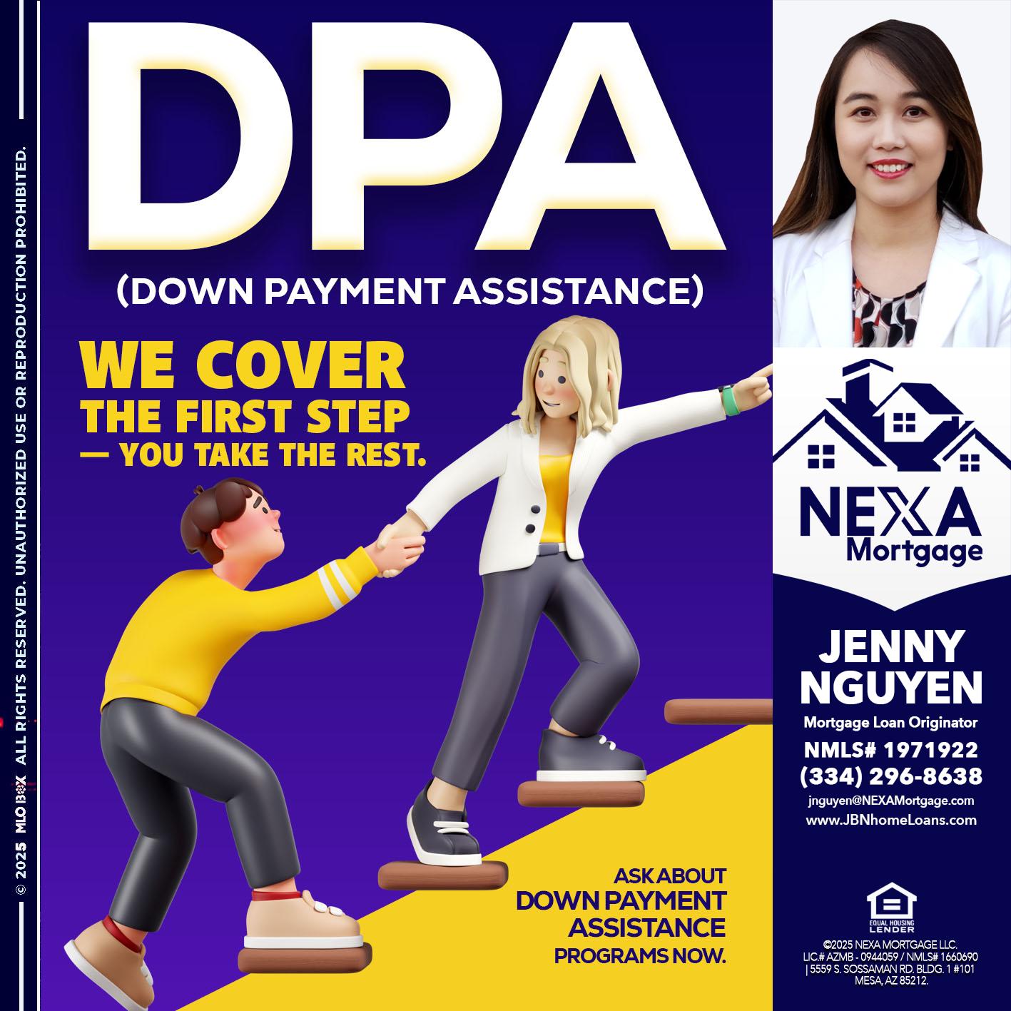 DPA LOANS - Jenny Nguyen -Mortgage Loan Originator