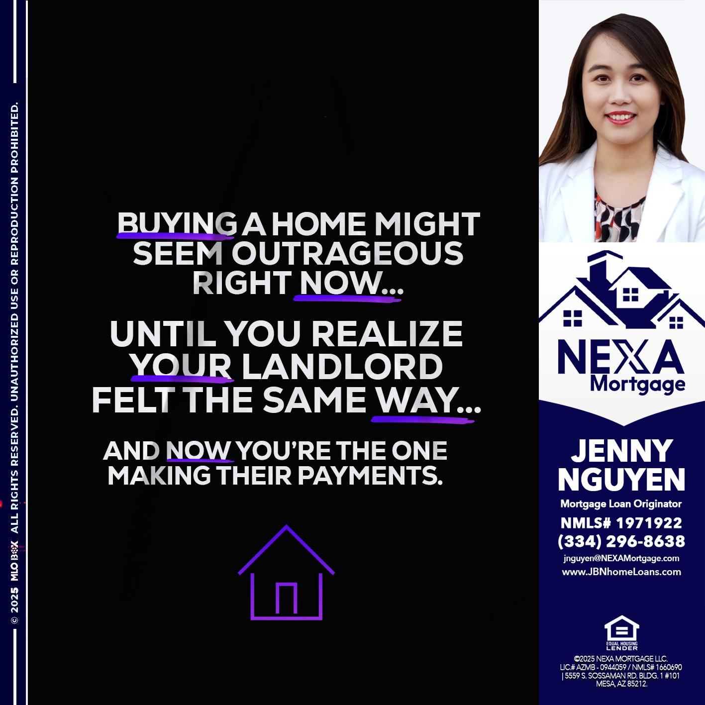 BUYING A HOME - Jenny Nguyen -Mortgage Loan Originator