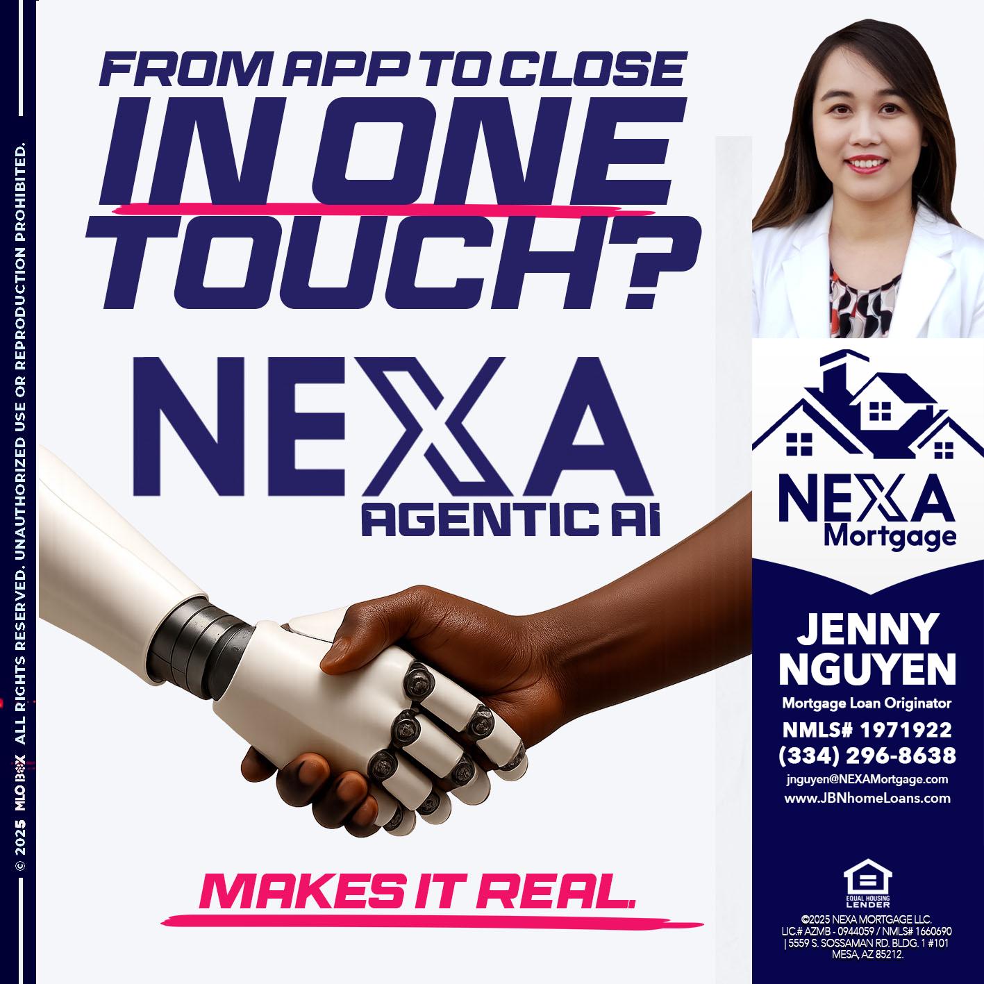 IN ONE TOUCH - Jenny Nguyen -Mortgage Loan Originator