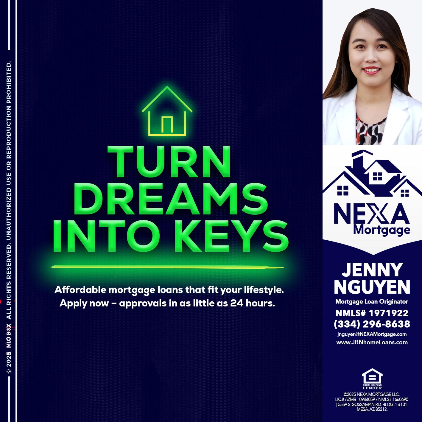 turn dreams - Jenny Nguyen -Mortgage Loan Originator