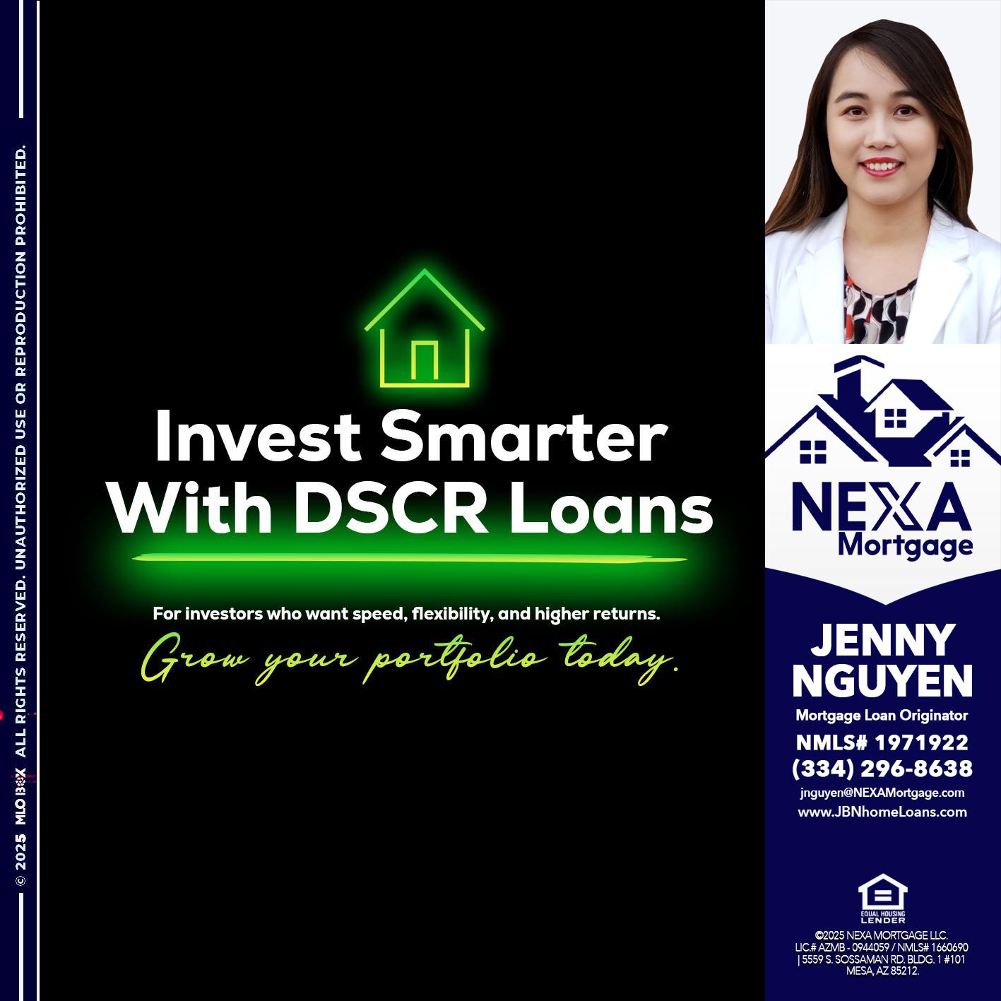invest smarter - Jenny Nguyen -Mortgage Loan Originator
