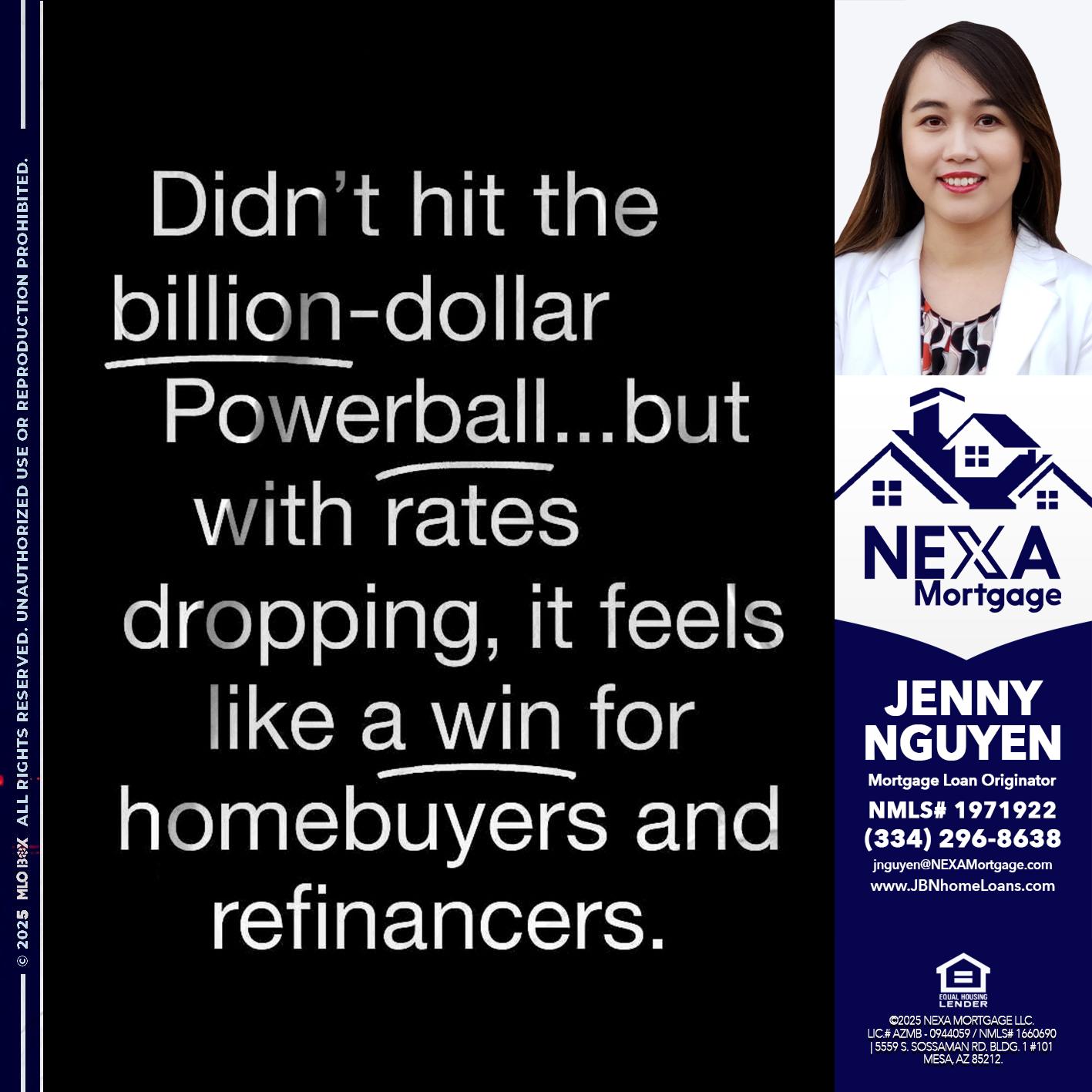 DIDNT HIT - Jenny Nguyen -Mortgage Loan Originator