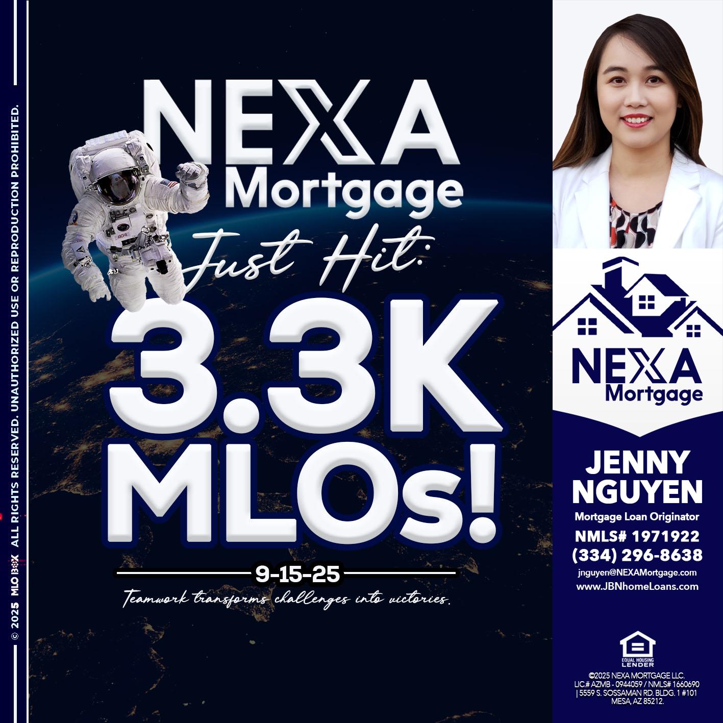 3.3K - Jenny Nguyen -Mortgage Loan Originator