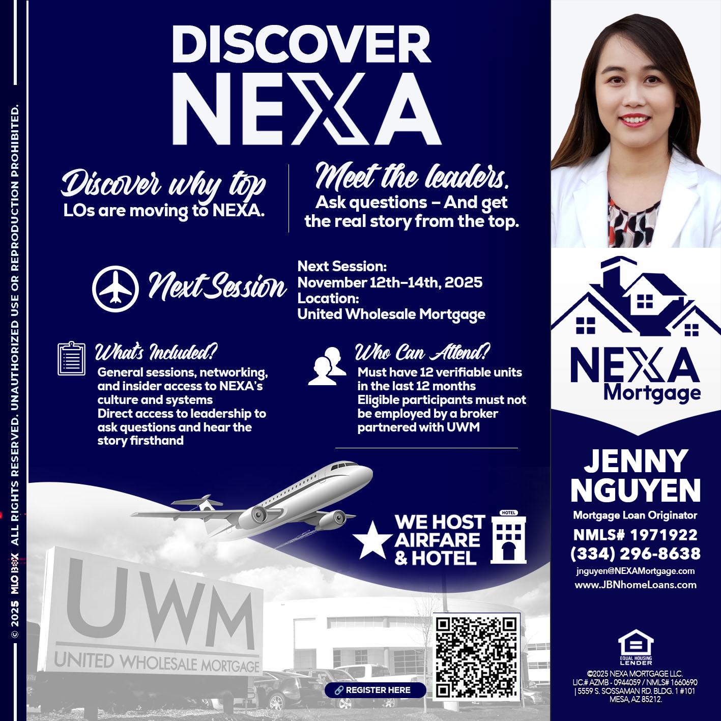 DISCOVER NEXA - Jenny Nguyen -Mortgage Loan Originator