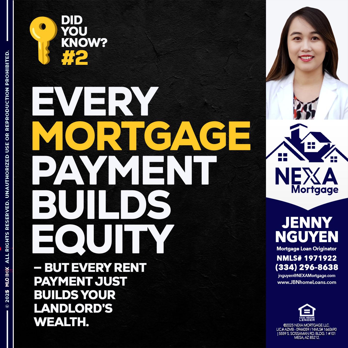 DID YOU KNOW? - Jenny Nguyen -Mortgage Loan Originator DID YOU KNOW? - Jenny Nguyen -Mortgage Loan Originator