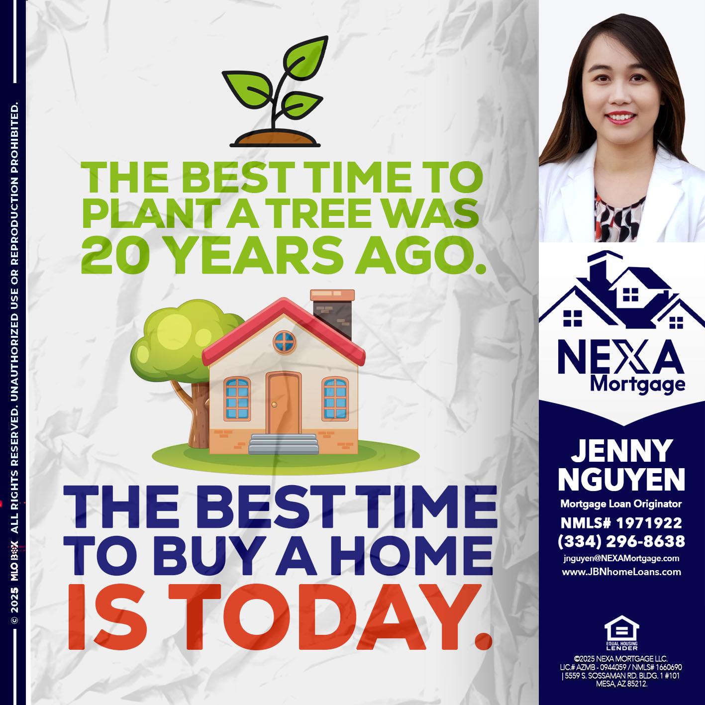 BEST TIME TO - Jenny Nguyen -Mortgage Loan Originator BEST TIME TO - Jenny Nguyen -Mortgage Loan Originator
