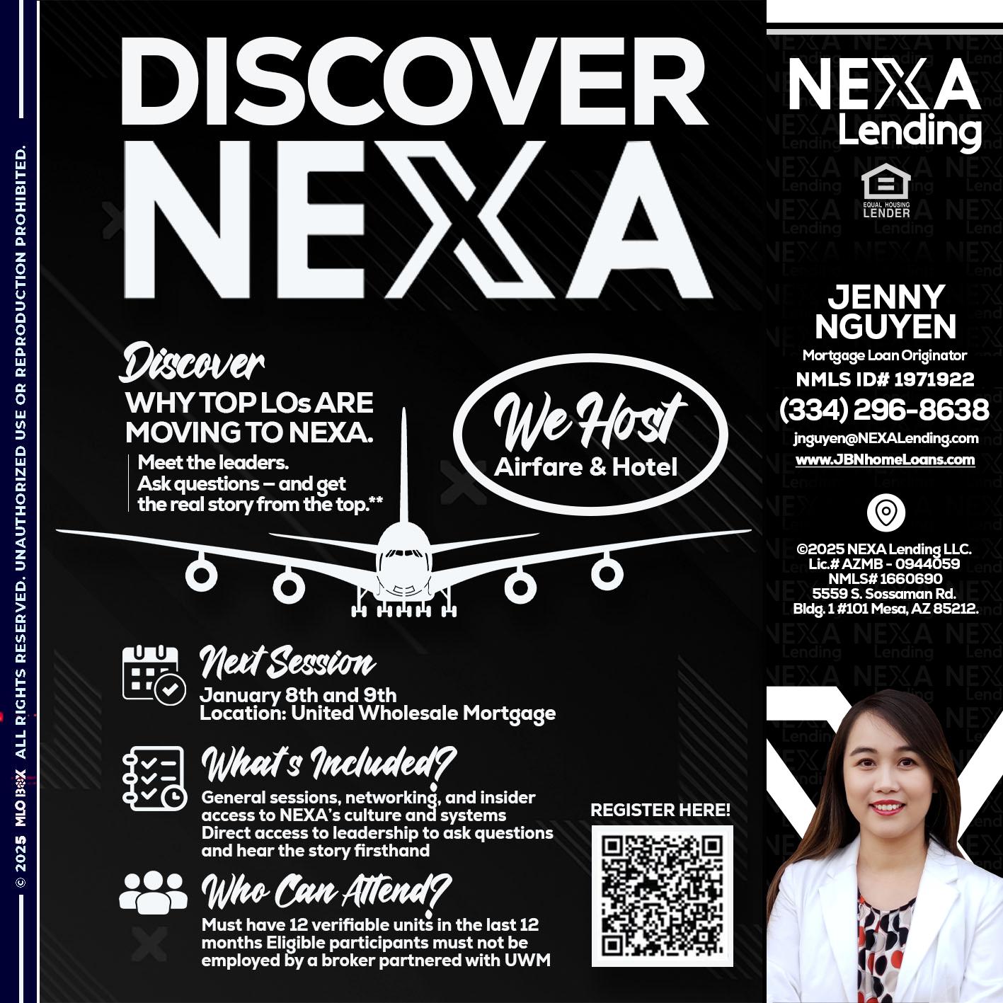 DISCOVER NEXA - Jenny Nguyen -Mortgage Loan Originator