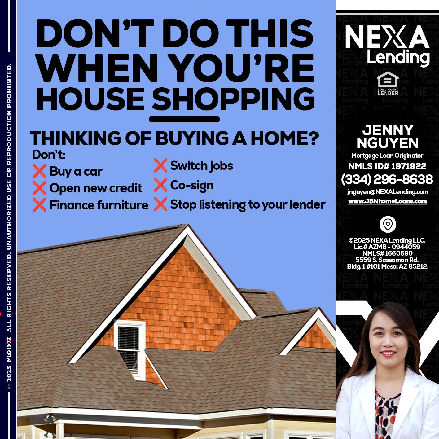DONT DO THIS - Jenny Nguyen -Mortgage Loan Originator