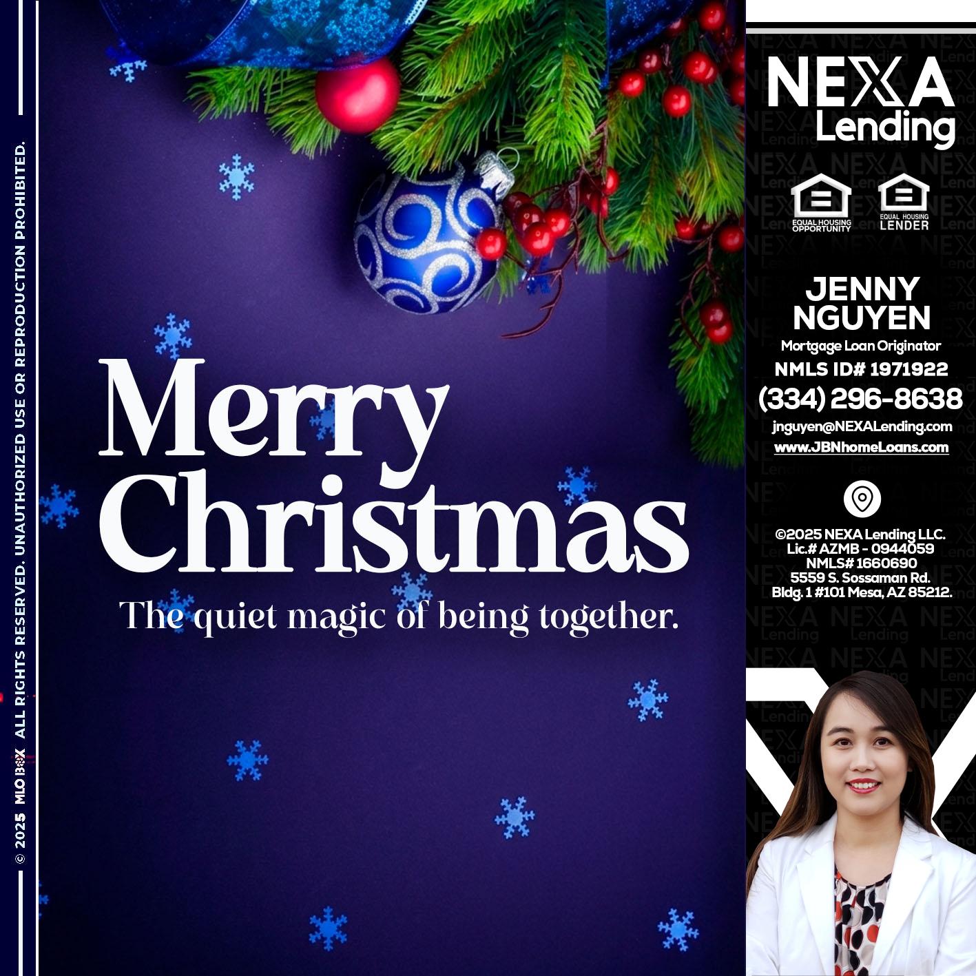 merry christmas - Jenny Nguyen -Mortgage Loan Originator