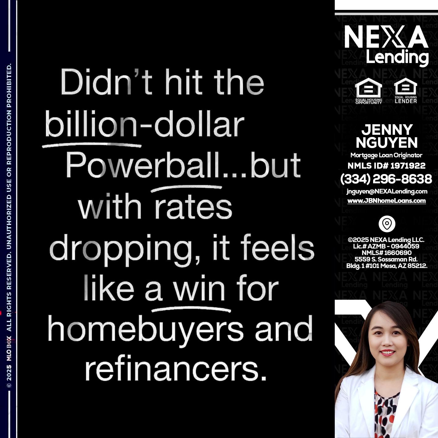 DIDNT HIT - Jenny Nguyen -Mortgage Loan Originator