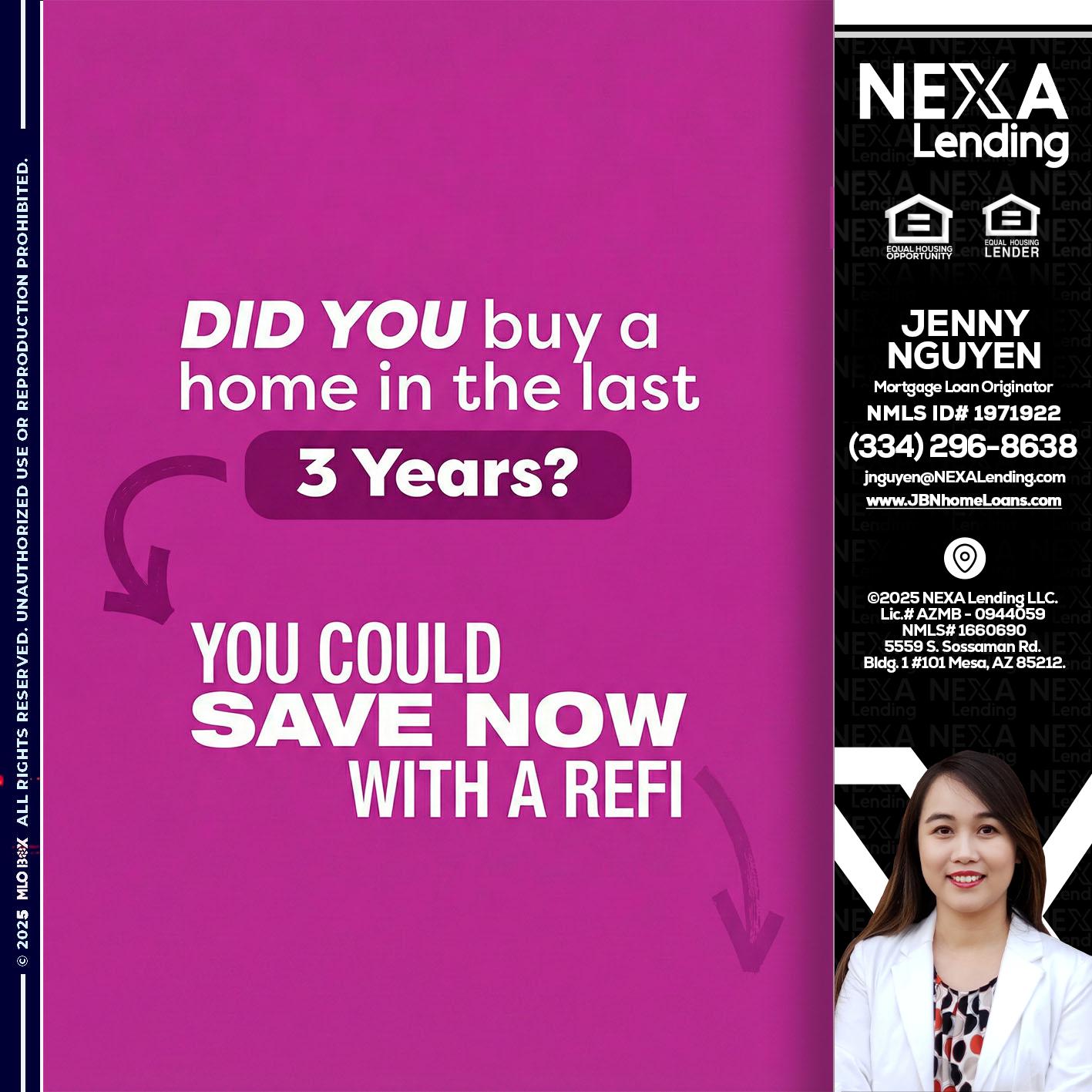 did you - Jenny Nguyen -Mortgage Loan Originator