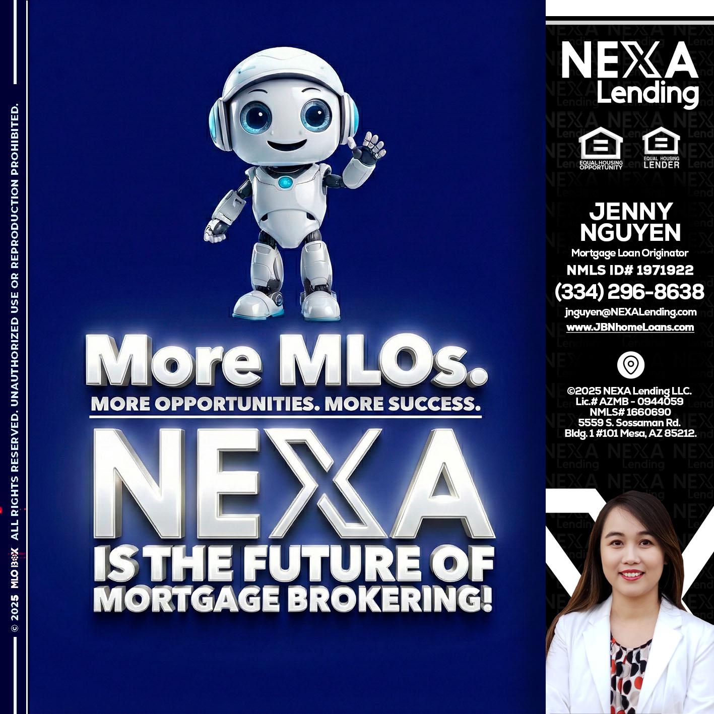 MORE MLOs - Jenny Nguyen -Mortgage Loan Originator