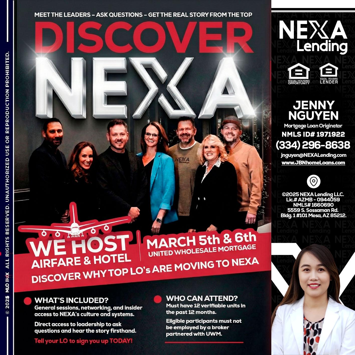 DISCOVER NEXA - Jenny Nguyen -Mortgage Loan Originator