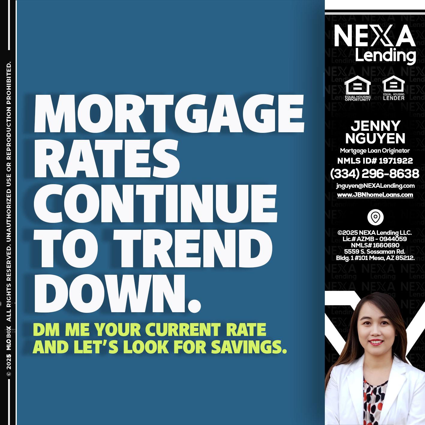 MORTGAGE RATES - Jenny Nguyen -Mortgage Loan Originator