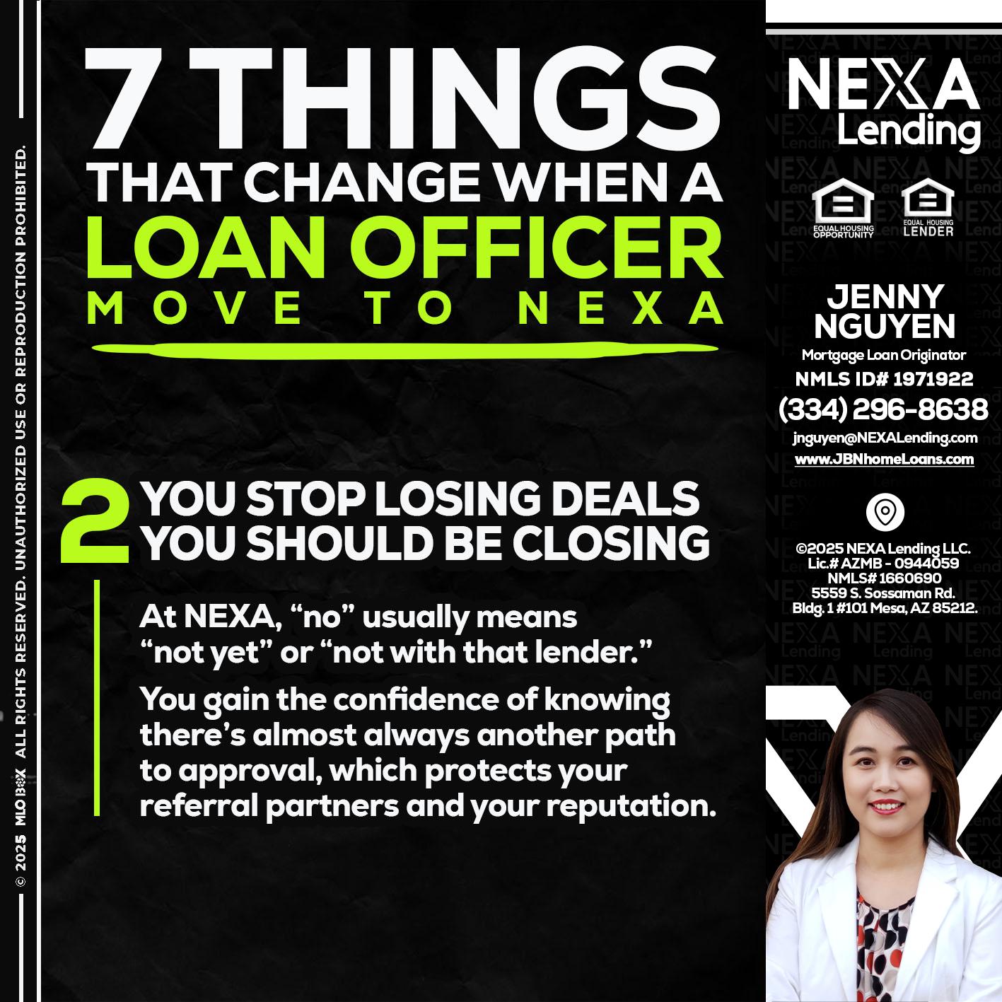 7 THINGS (2) - Jenny Nguyen -Mortgage Loan Originator