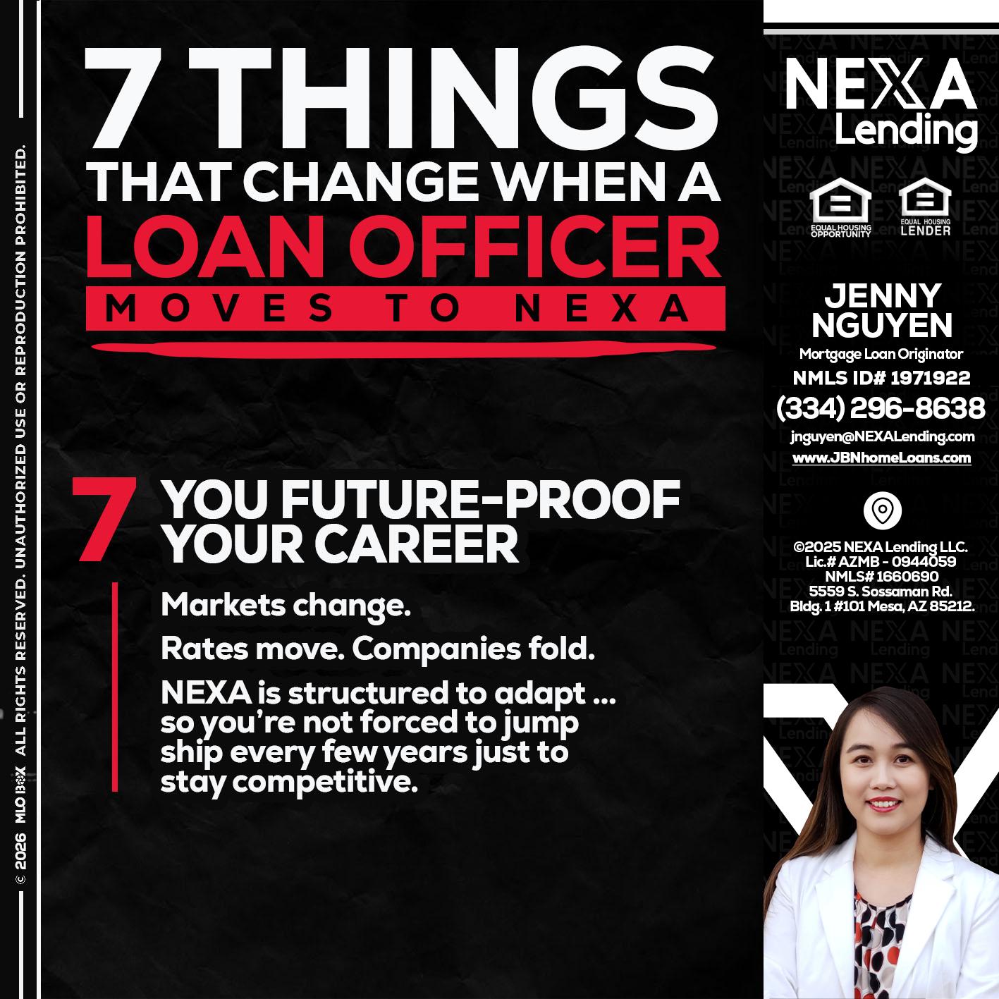 7 THINGS (7) - Jenny Nguyen -Mortgage Loan Originator