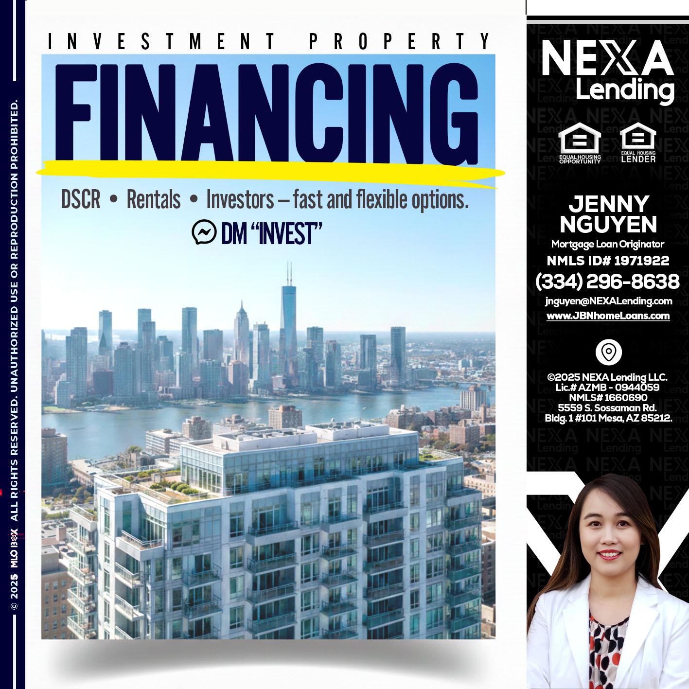 FINANCING - Jenny Nguyen -Mortgage Loan Originator