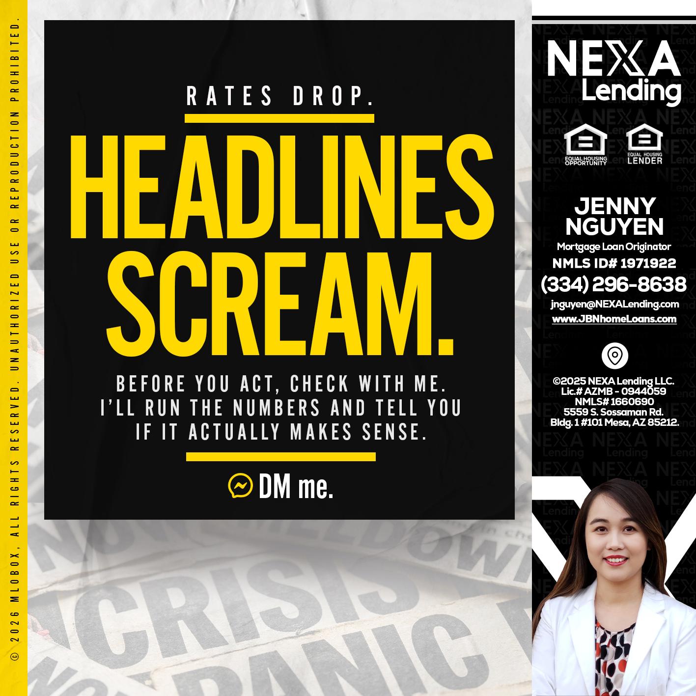 HEADLINES SCREAM - Jenny Nguyen -Mortgage Loan Originator