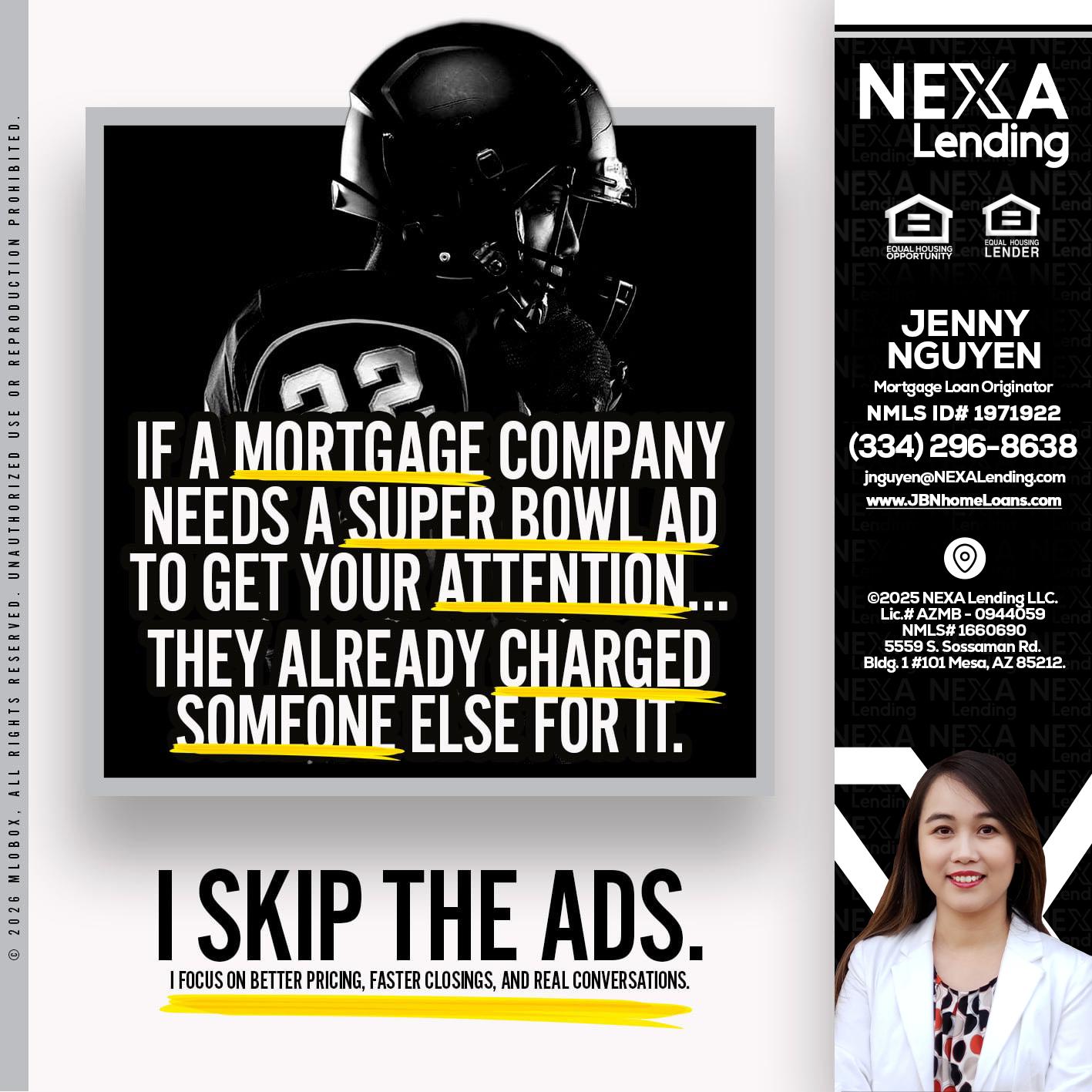 if a mortgage ad - Jenny Nguyen -Mortgage Loan Originator