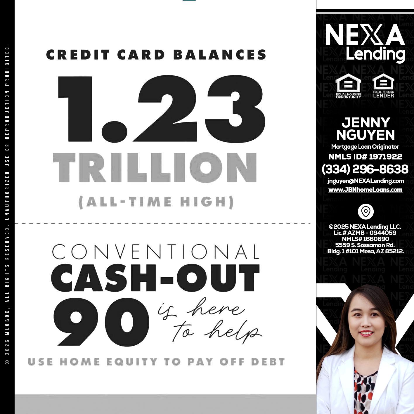 CREDIT CARD BALANCE - Jenny Nguyen -Mortgage Loan Originator