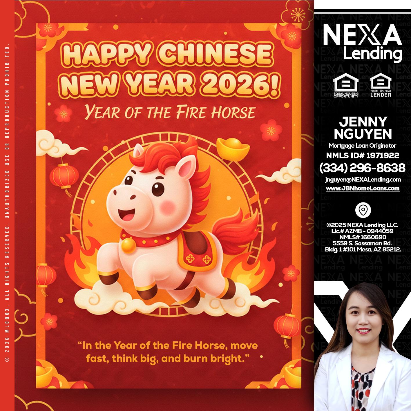 happy Chinese new year - Jenny Nguyen -Mortgage Loan Originator