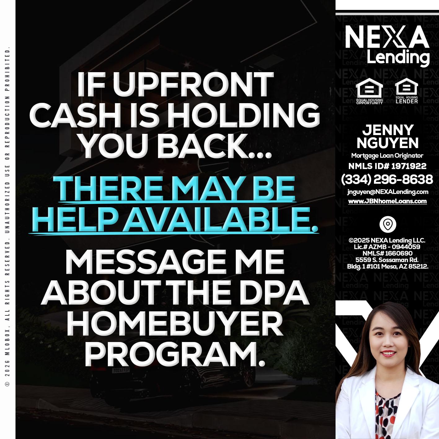 IF UPFRONT - Jenny Nguyen -Mortgage Loan Originator
