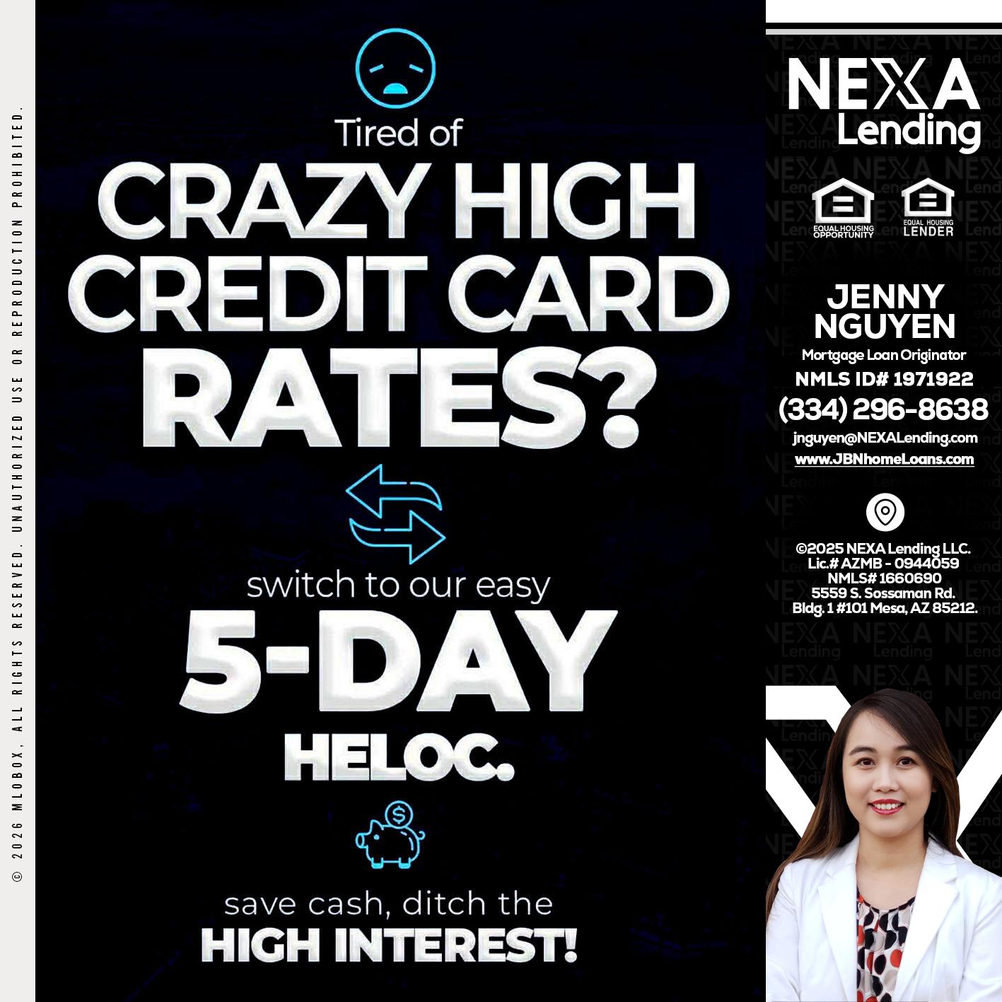 CRAZY HIGH - Jenny Nguyen -Mortgage Loan Originator