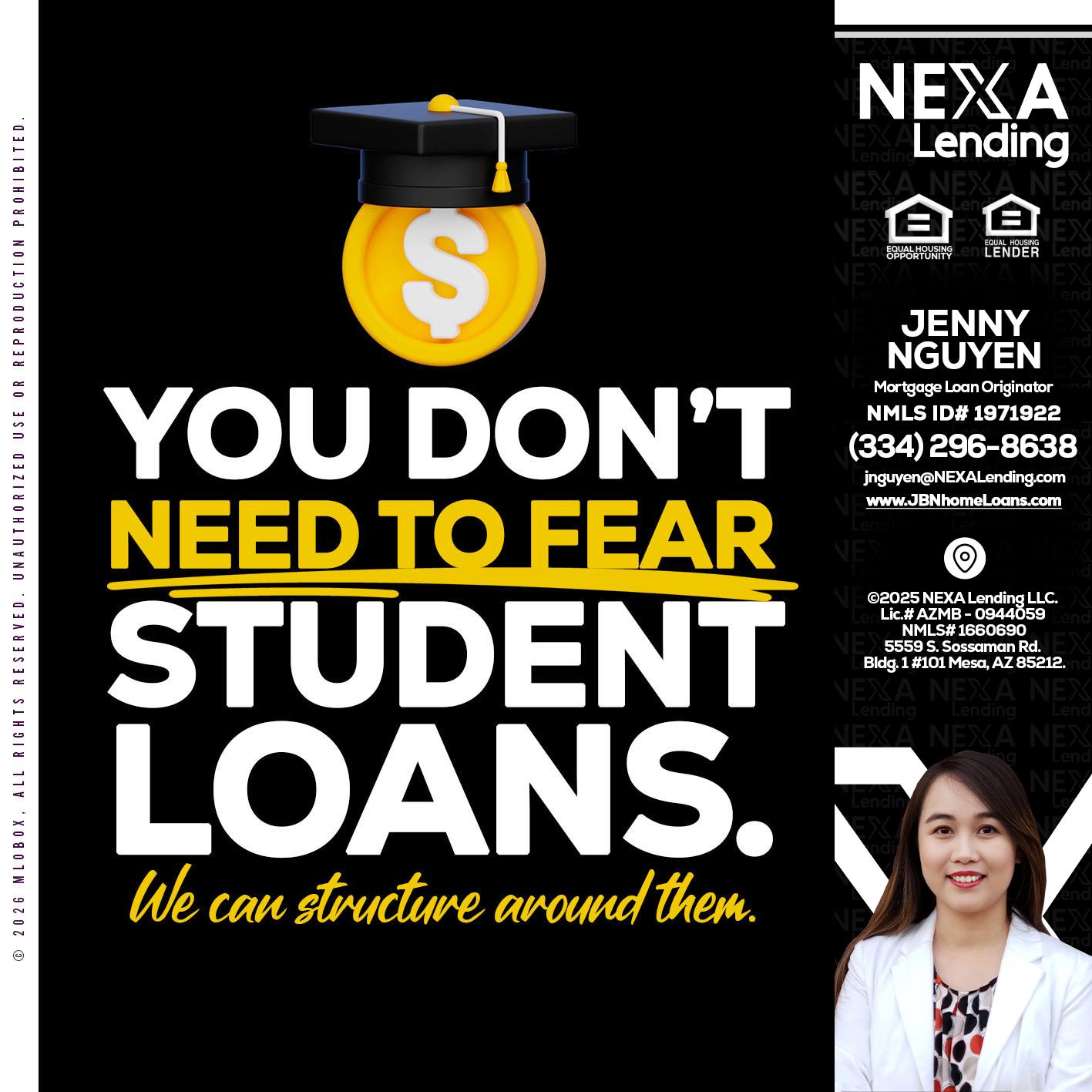 YOU DONT NEED - Jenny Nguyen -Mortgage Loan Originator