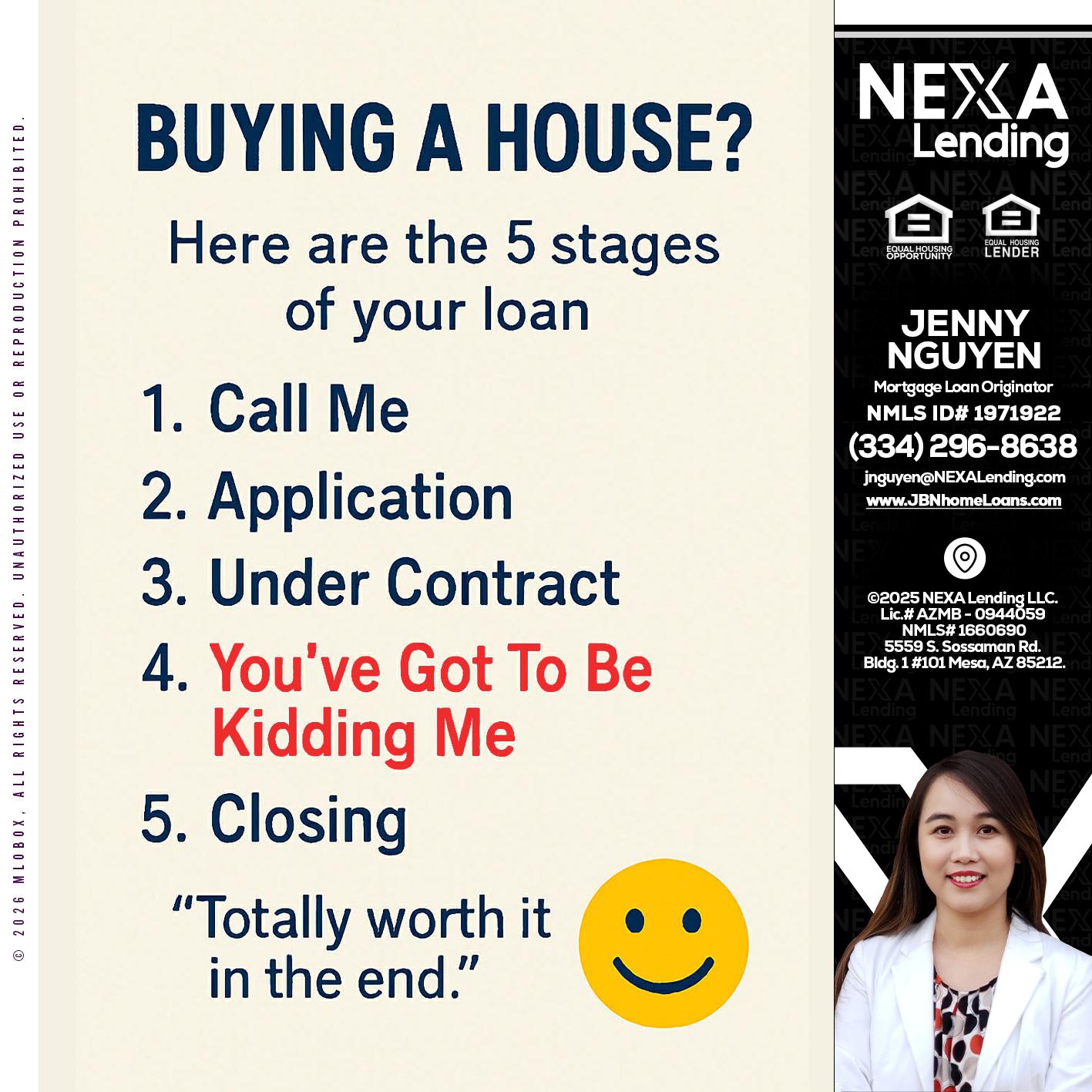 BUYING A HOUSE - Jenny Nguyen -Mortgage Loan Originator