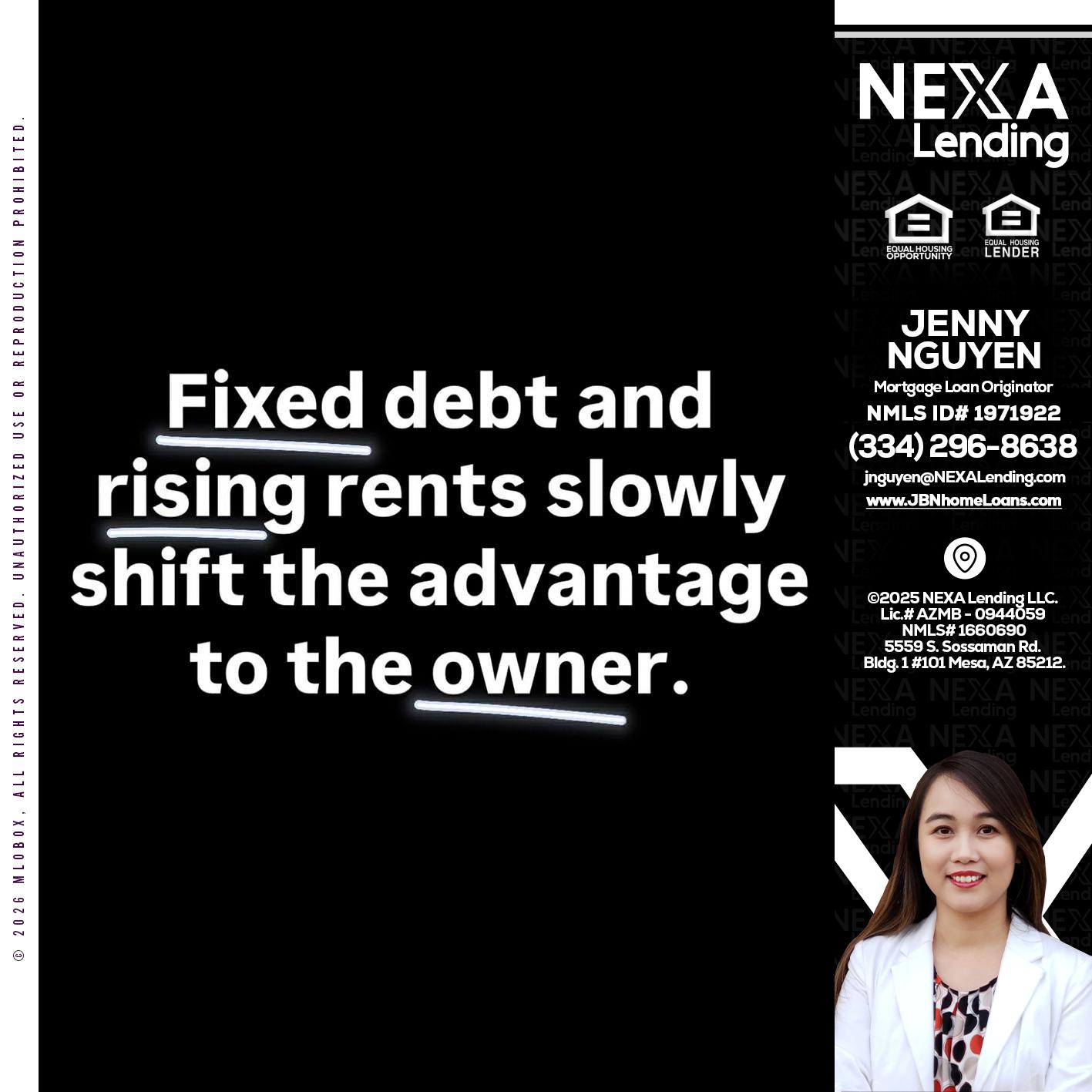 FIXED DEBT - Jenny Nguyen -Mortgage Loan Originator