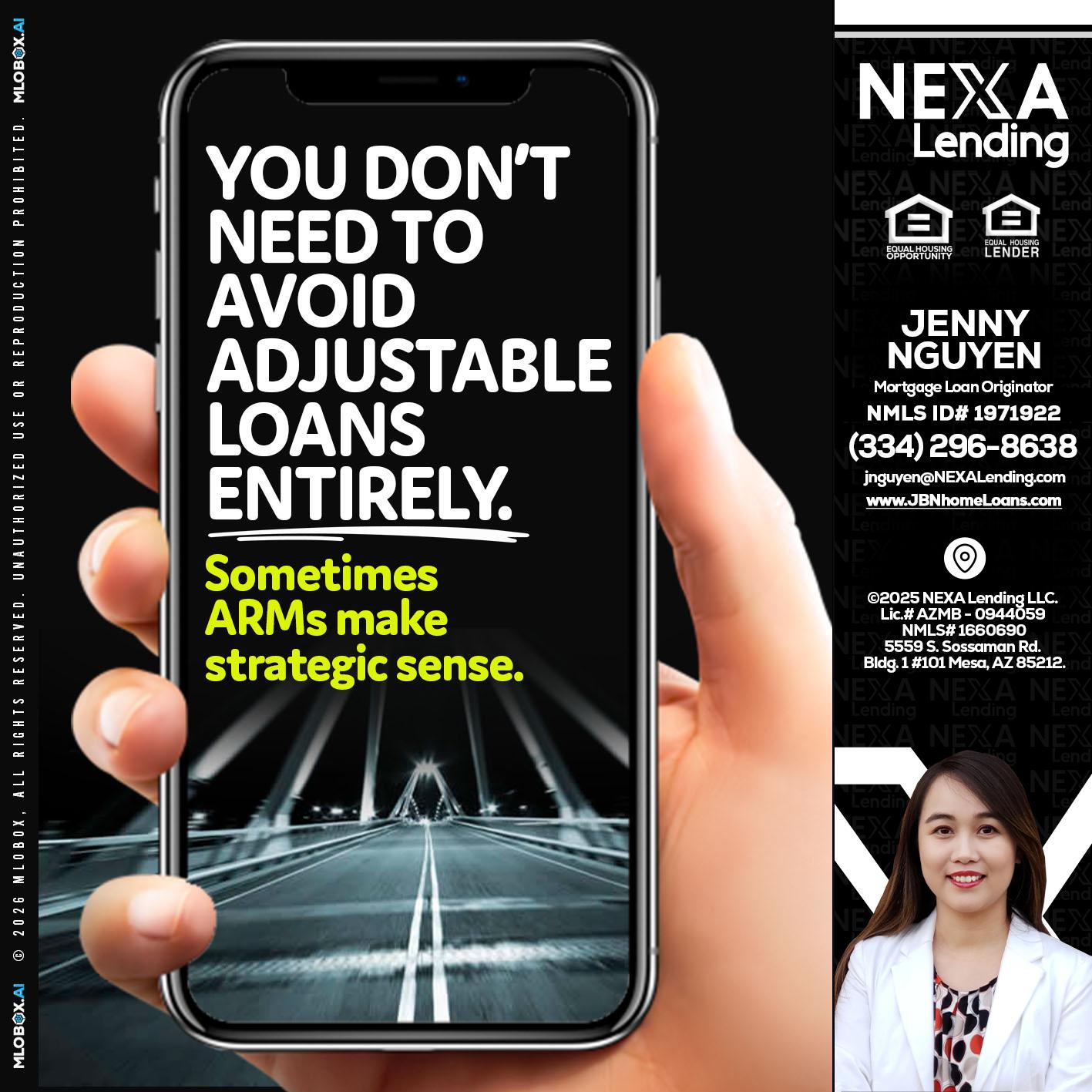 YOU DONT NEED - Jenny Nguyen -Mortgage Loan Originator