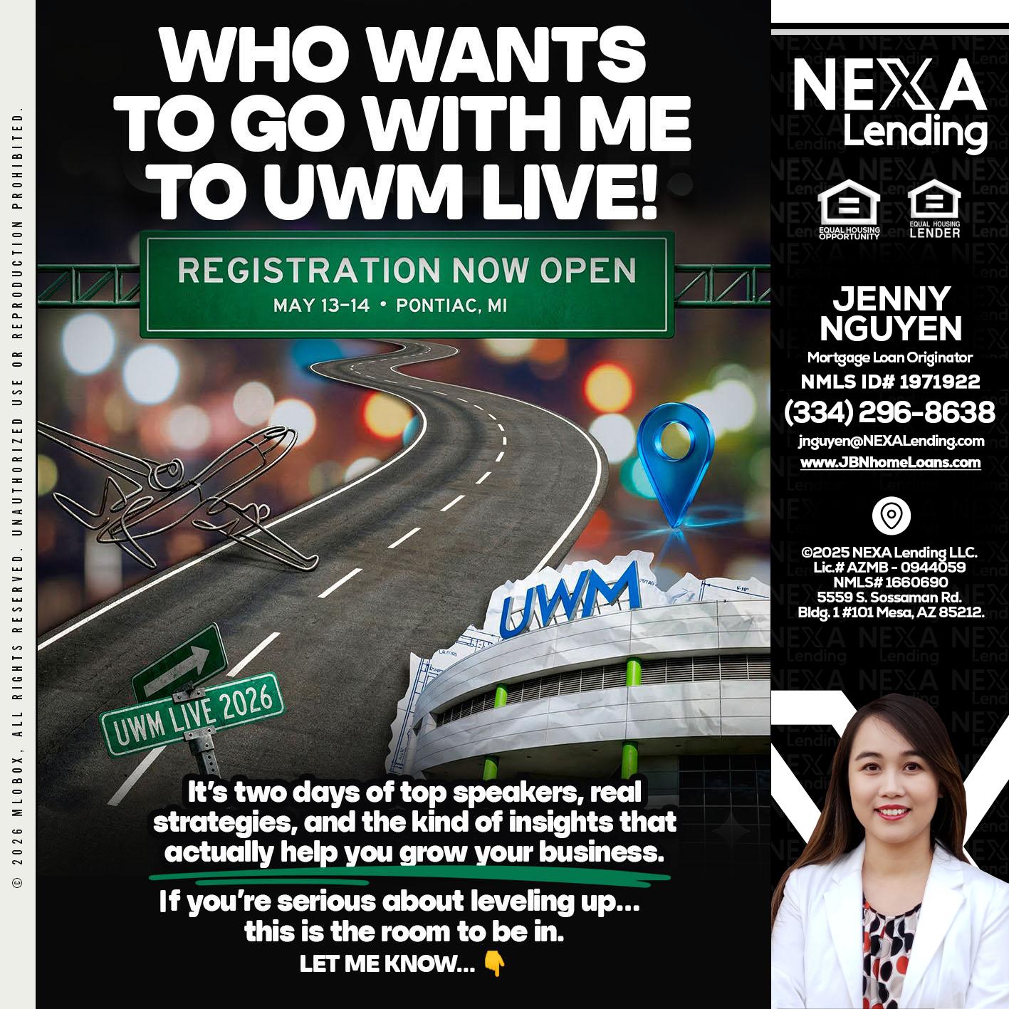 WHO WANTS - Jenny Nguyen -Mortgage Loan Originator