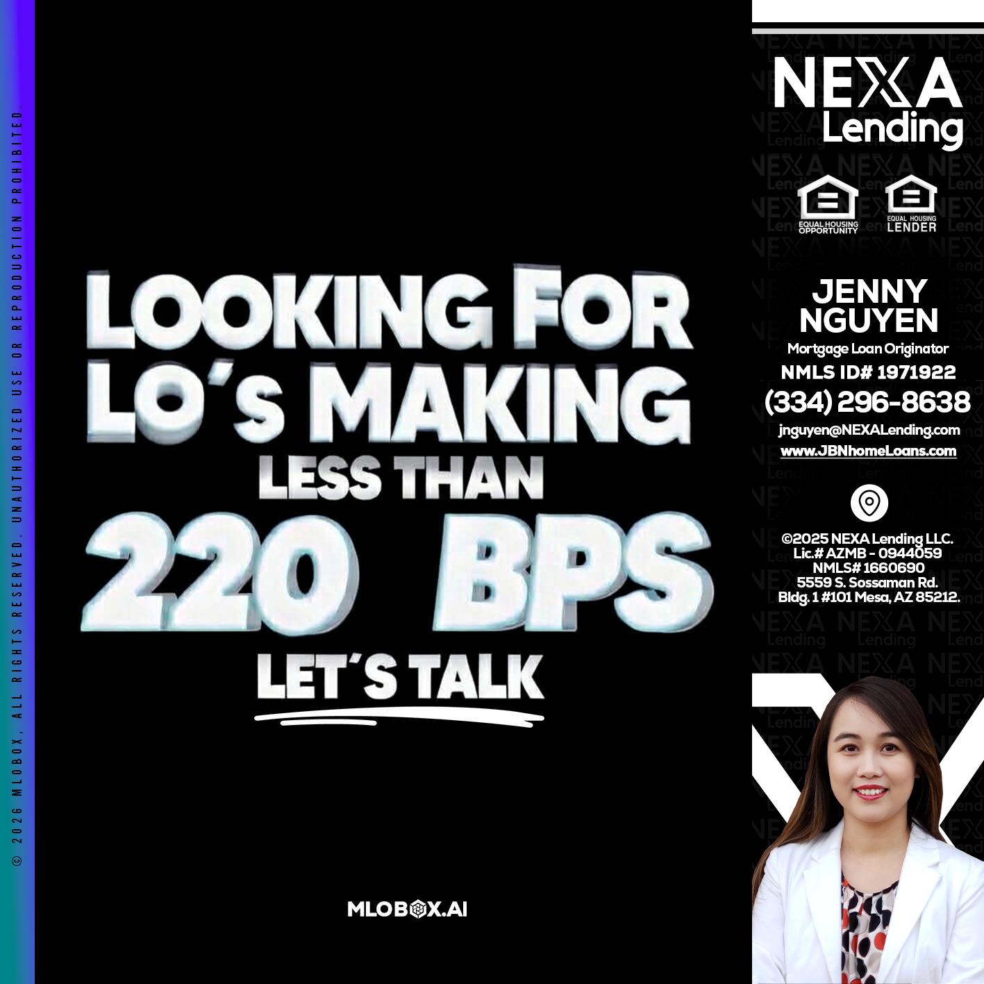 LOOKING FOR - Jenny Nguyen -Mortgage Loan Originator