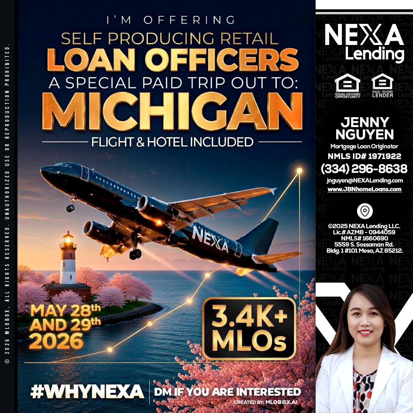 MICHIGAN TRIP - Jenny Nguyen -Mortgage Loan Originator