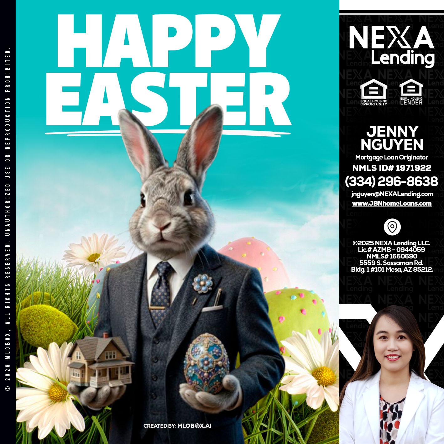HAPPY EASTER - Jenny Nguyen -Mortgage Loan Originator