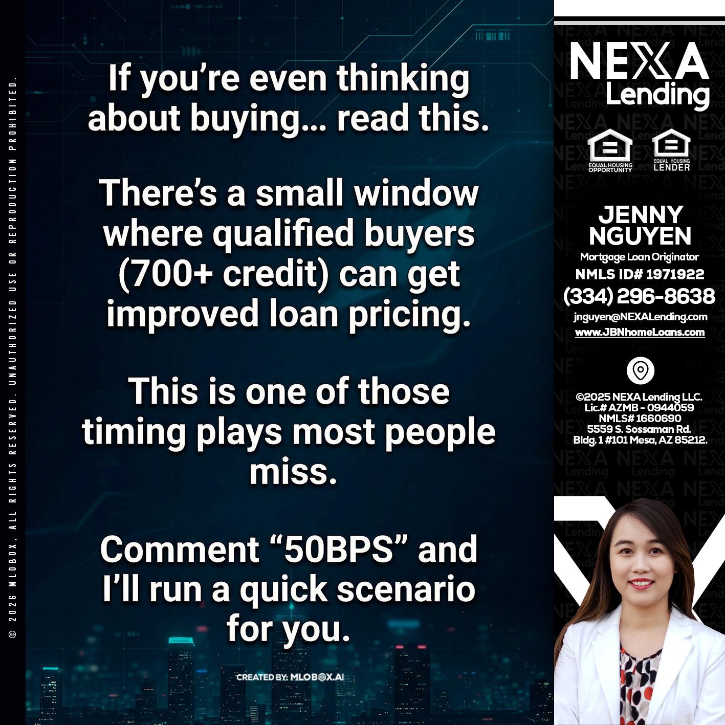 IF YOU EVER - Jenny Nguyen -Mortgage Loan Originator