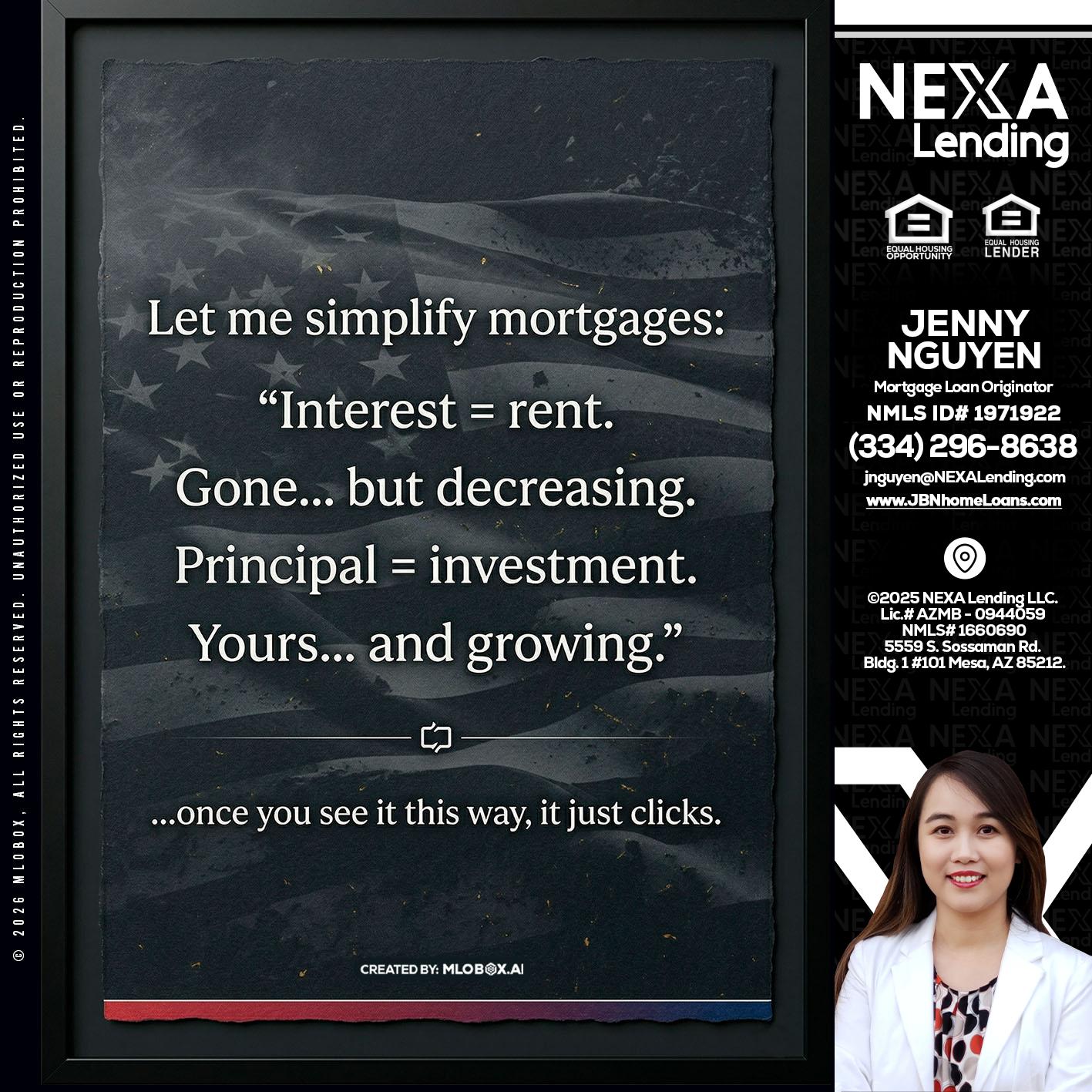 LET ME SIMPLIFY - Jenny Nguyen -Mortgage Loan Originator