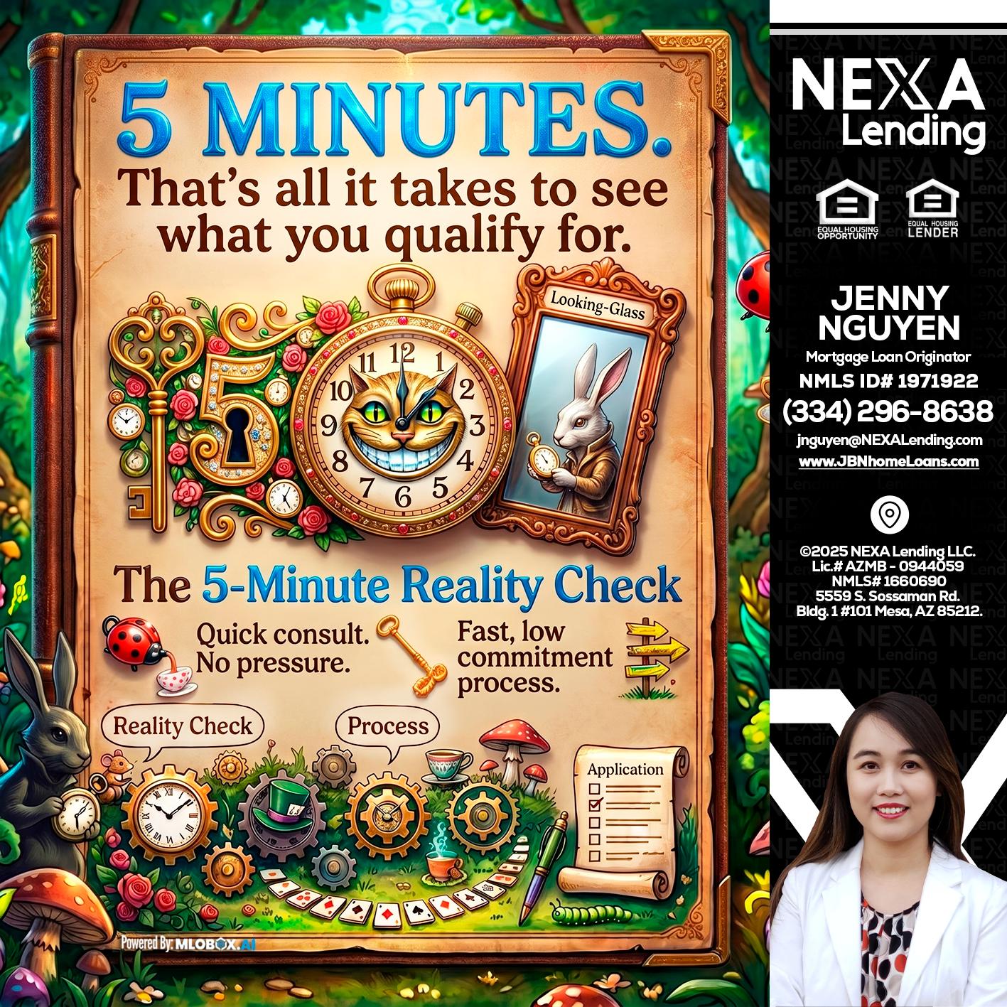 Reality Check! - Jenny Nguyen -Mortgage Loan Originator