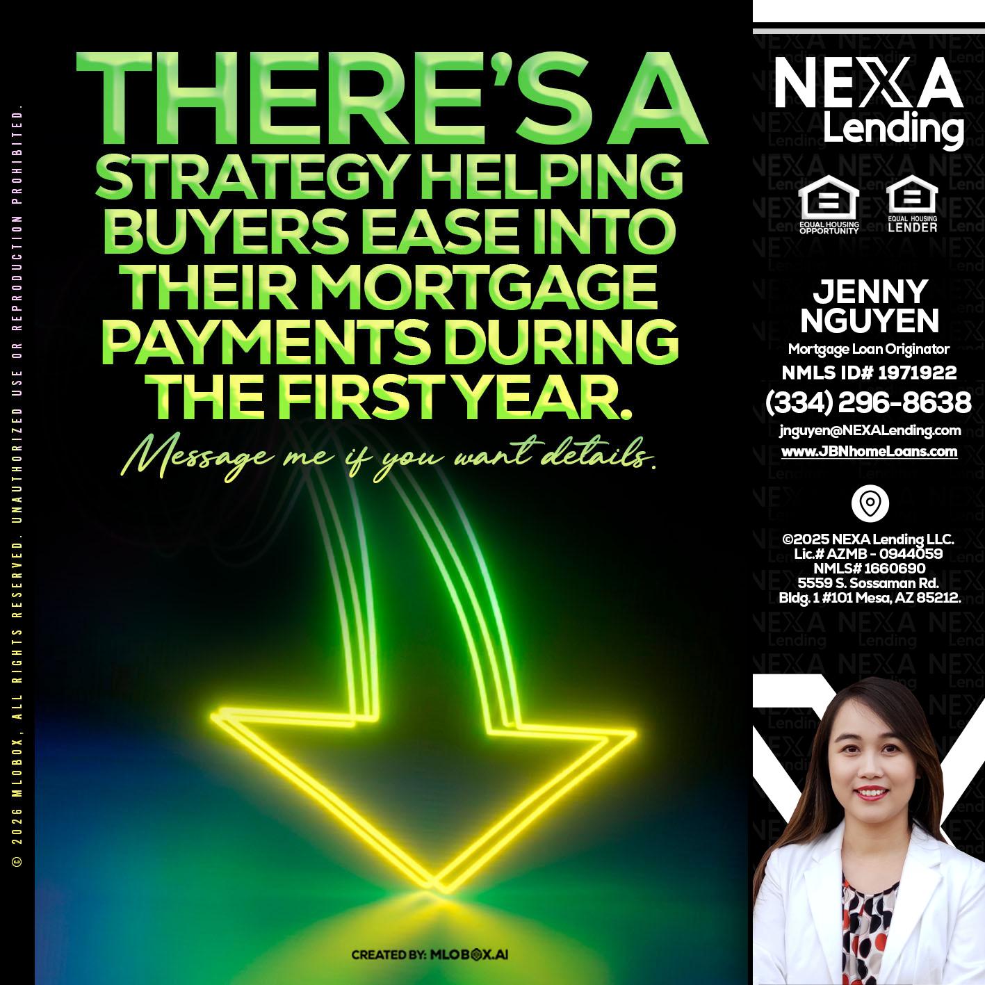 THERES A STATEGY - Jenny Nguyen -Mortgage Loan Originator