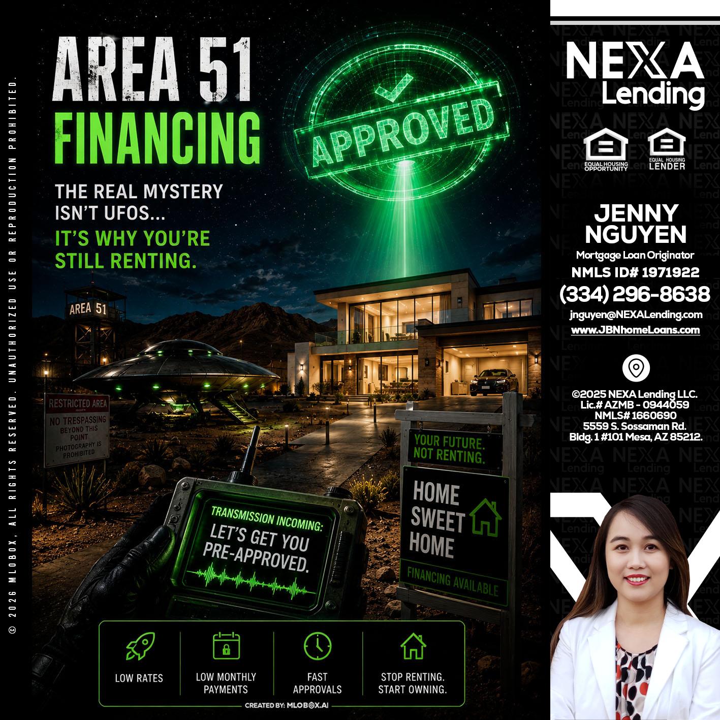AREA 51 - Jenny Nguyen -Mortgage Loan Originator