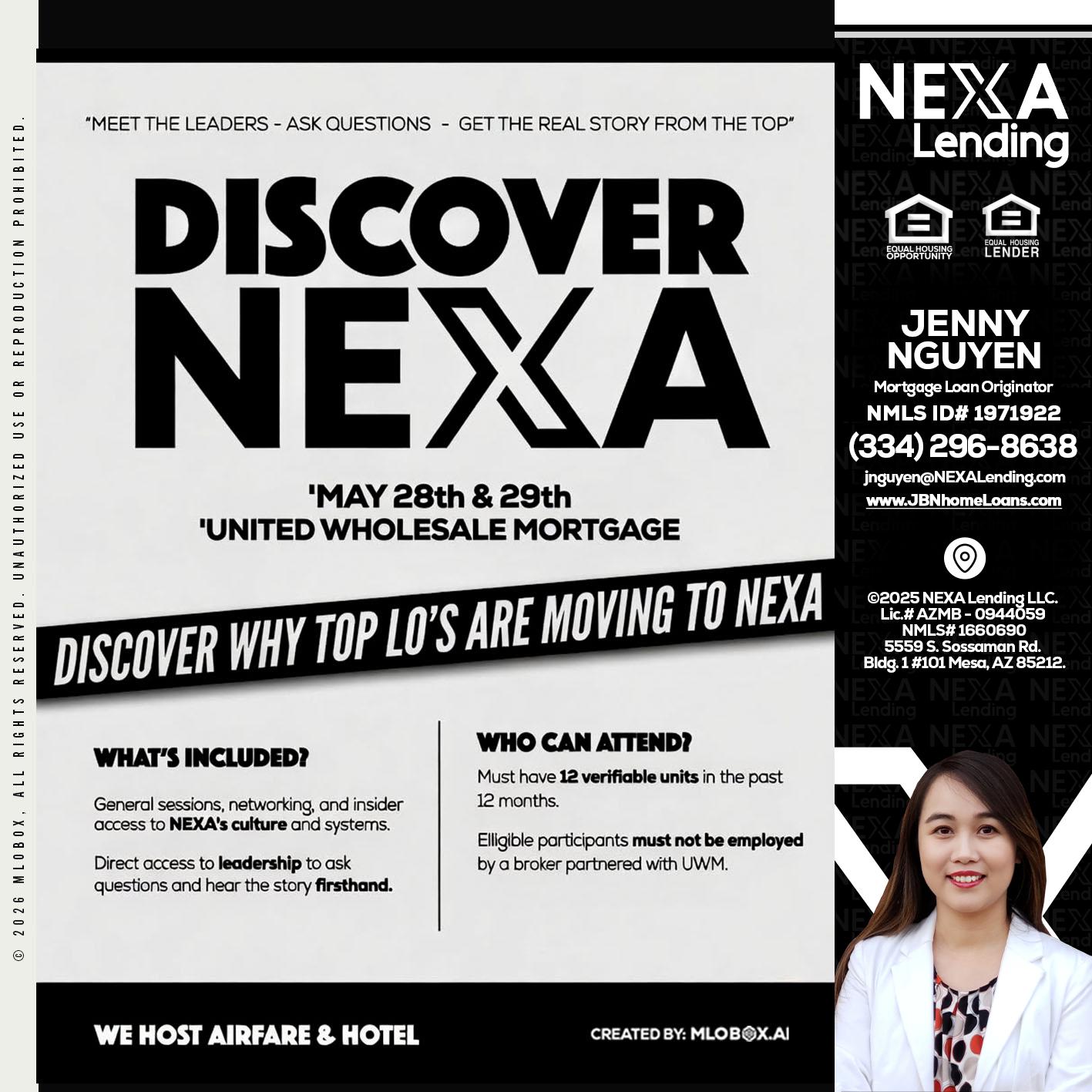 DISCOVER NEXA - Jenny Nguyen -Mortgage Loan Originator
