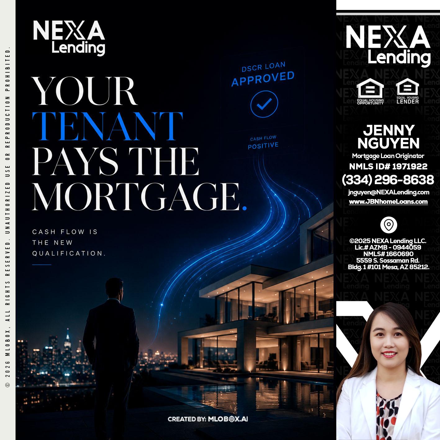 DSCR LOANS - Jenny Nguyen -Mortgage Loan Originator