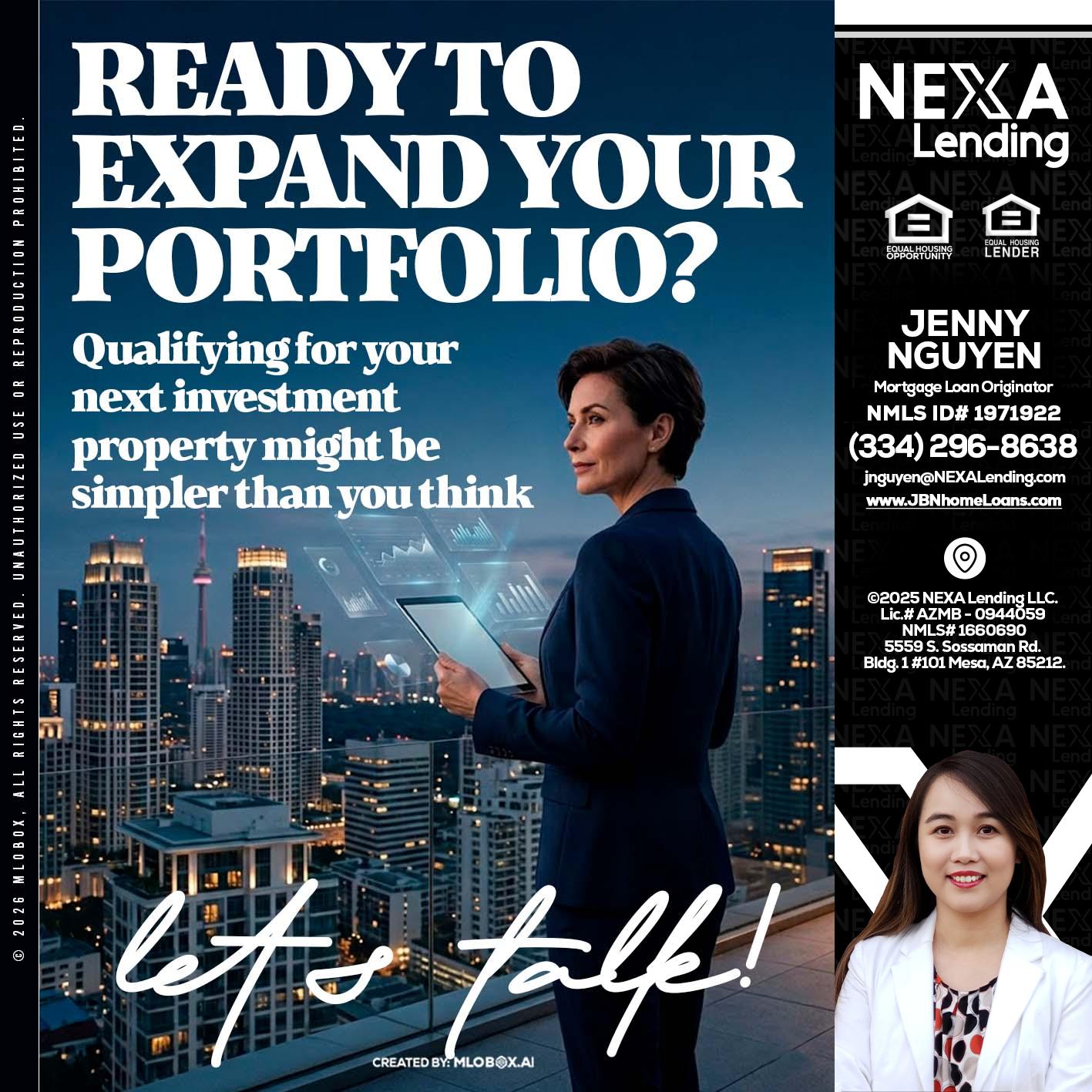 READY TO EXPAND - Jenny Nguyen -Mortgage Loan Originator