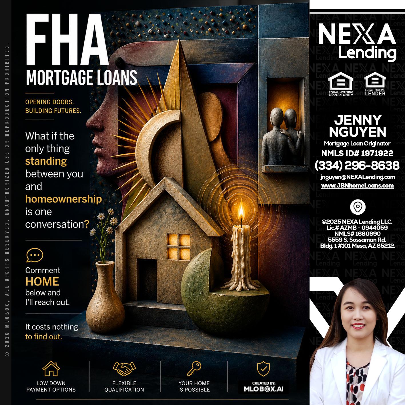 FHA - Jenny Nguyen -Mortgage Loan Originator