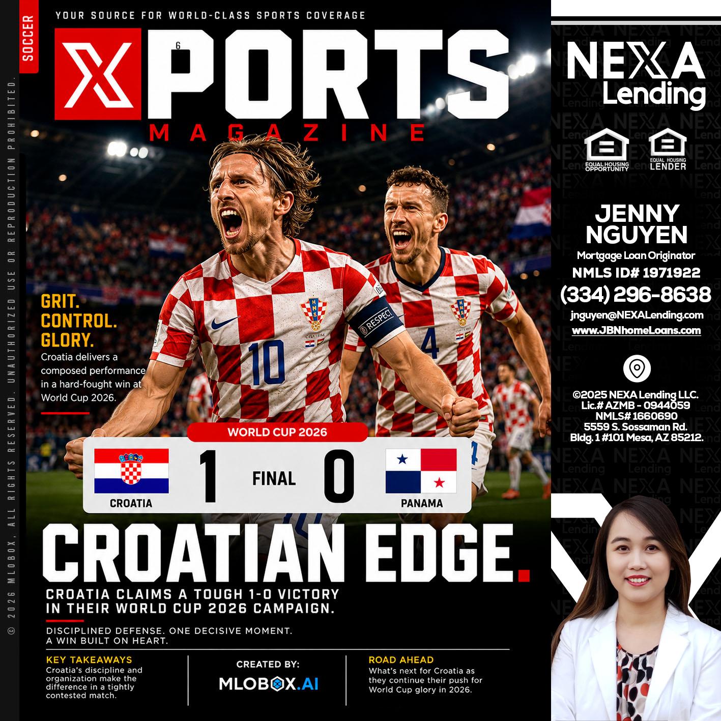 CROATIA 1-0 PANAMA - Jenny Nguyen -Mortgage Loan Originator