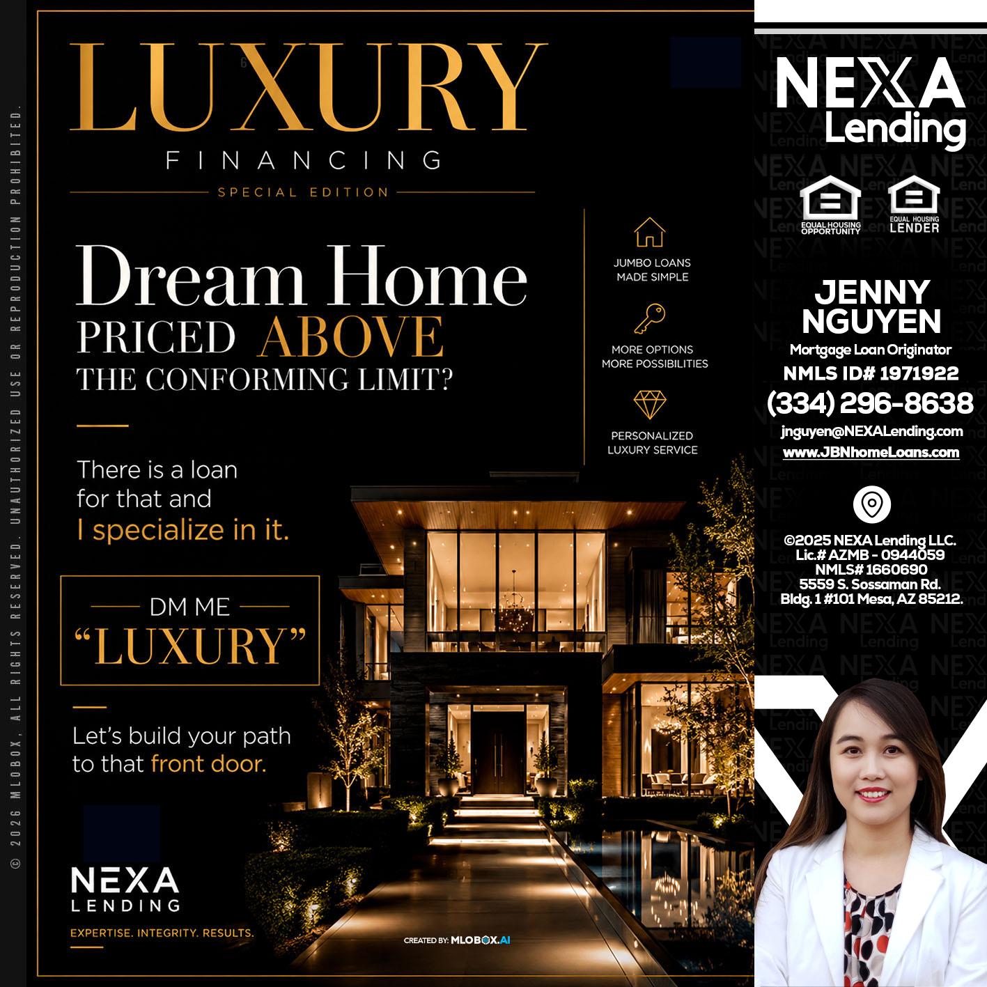 LUXURY - Jenny Nguyen -Mortgage Loan Originator